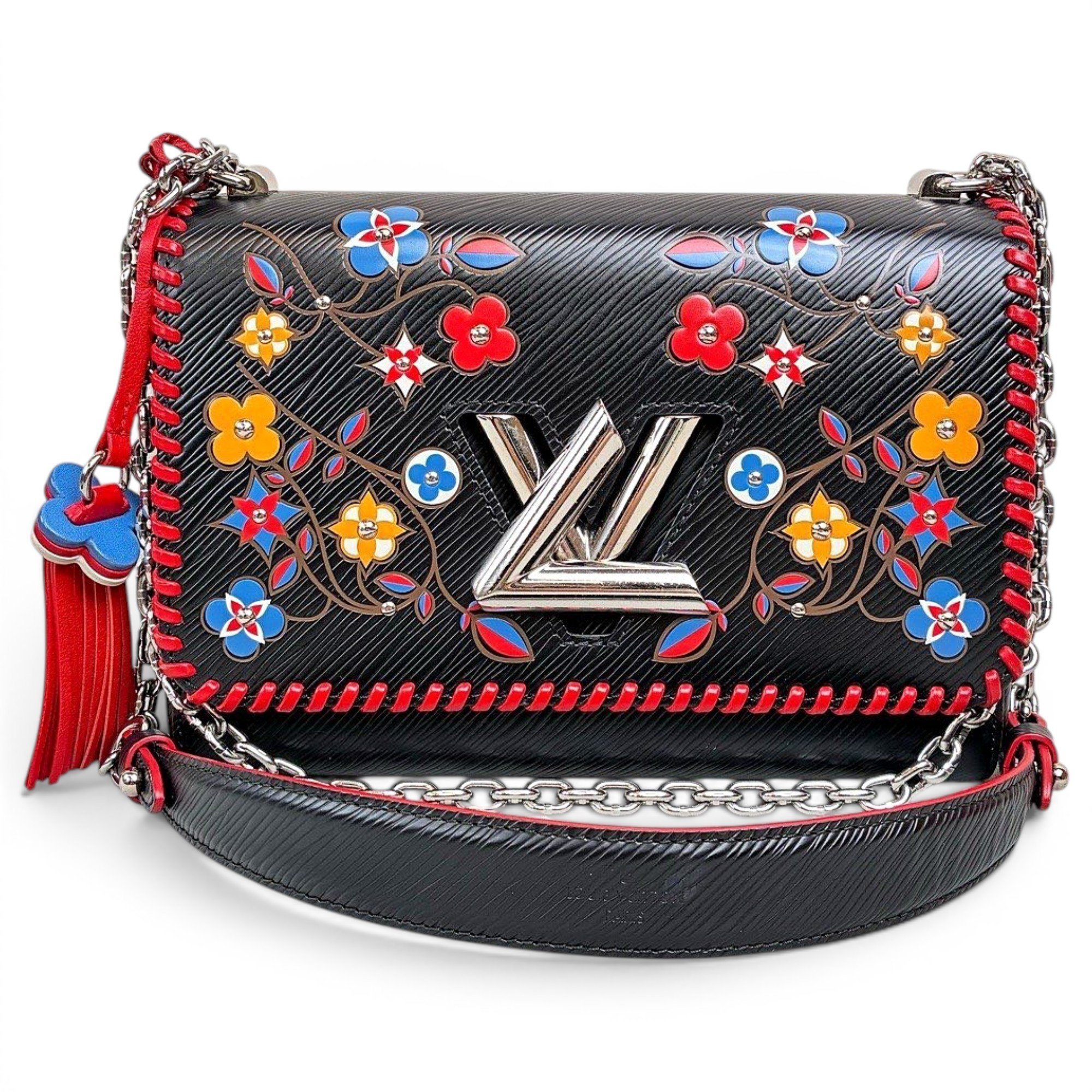 Twist leather crossbody bag