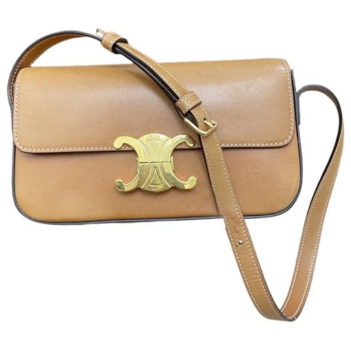 Triomphe Long leather handbag