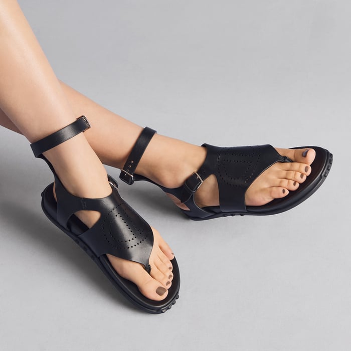 Noir Medor Sandal