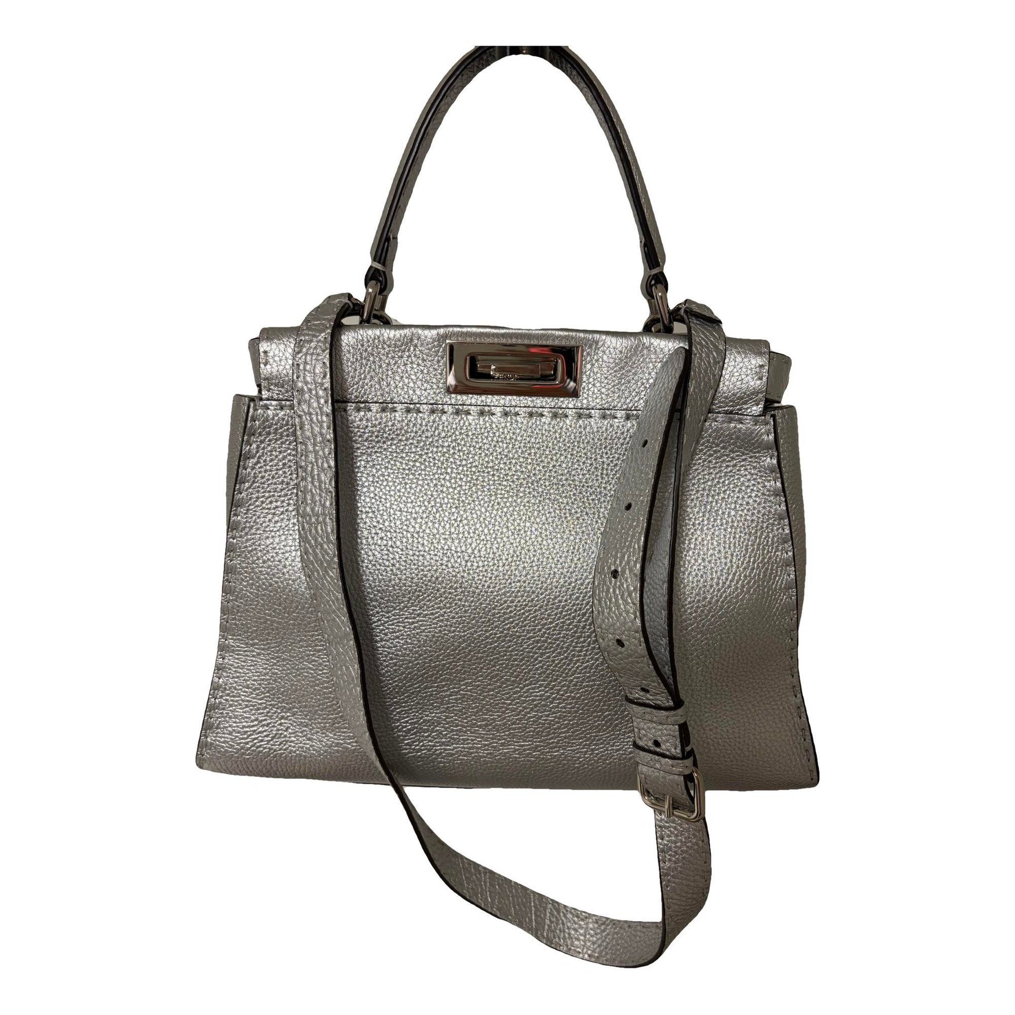 Peekaboo leather handbag