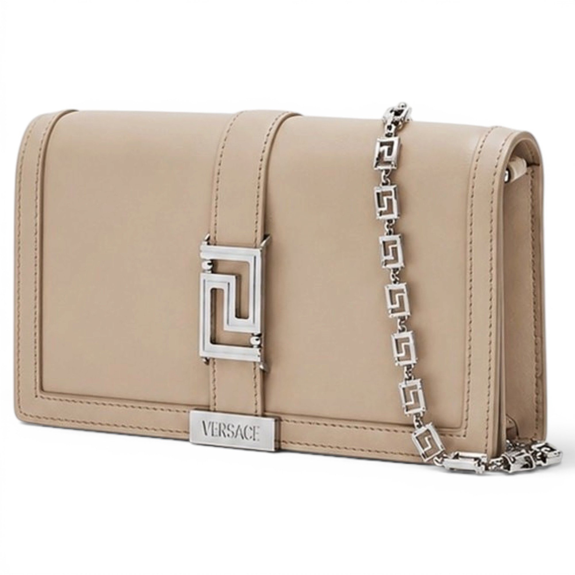 Greca Goddess leather handbag