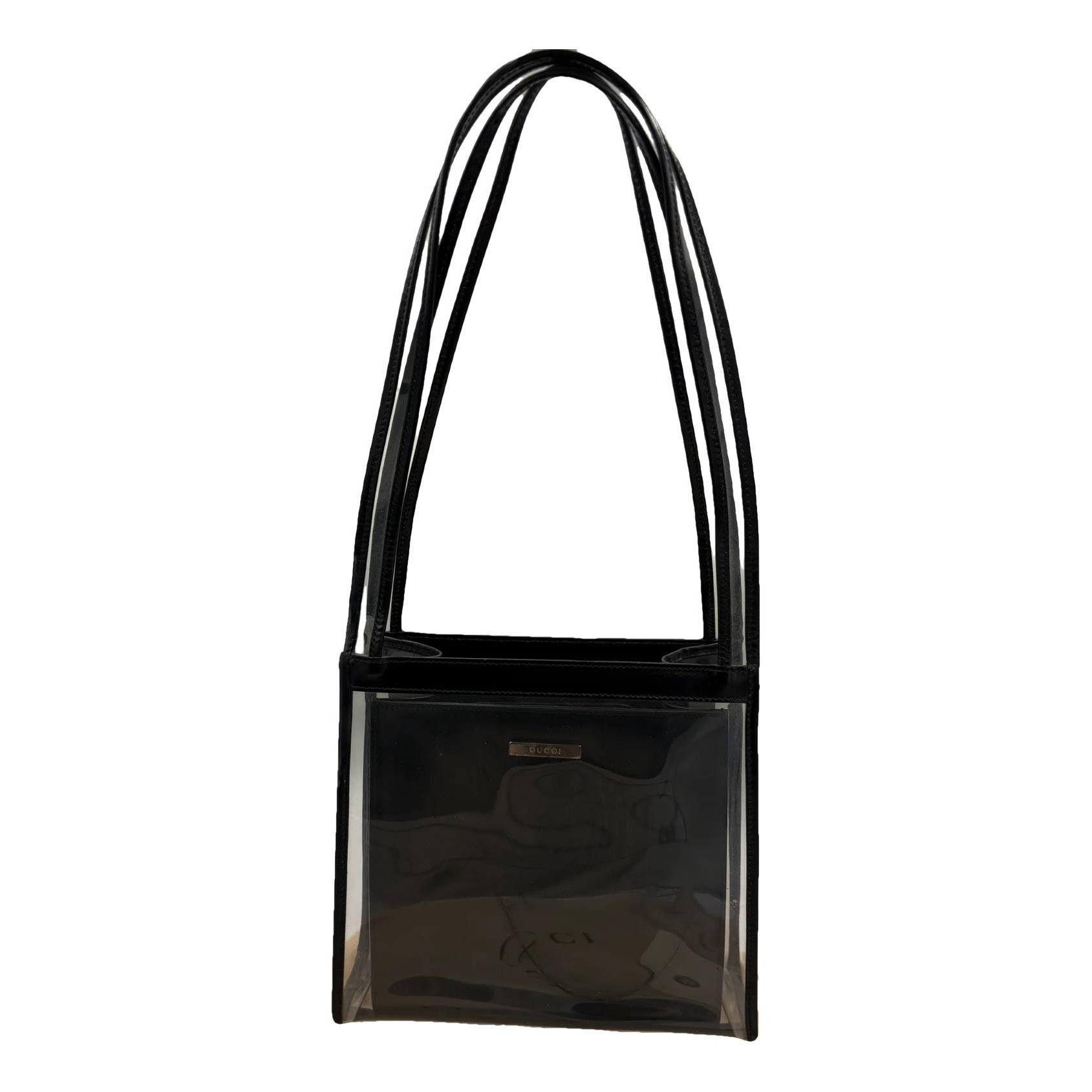 Patent leather handbag