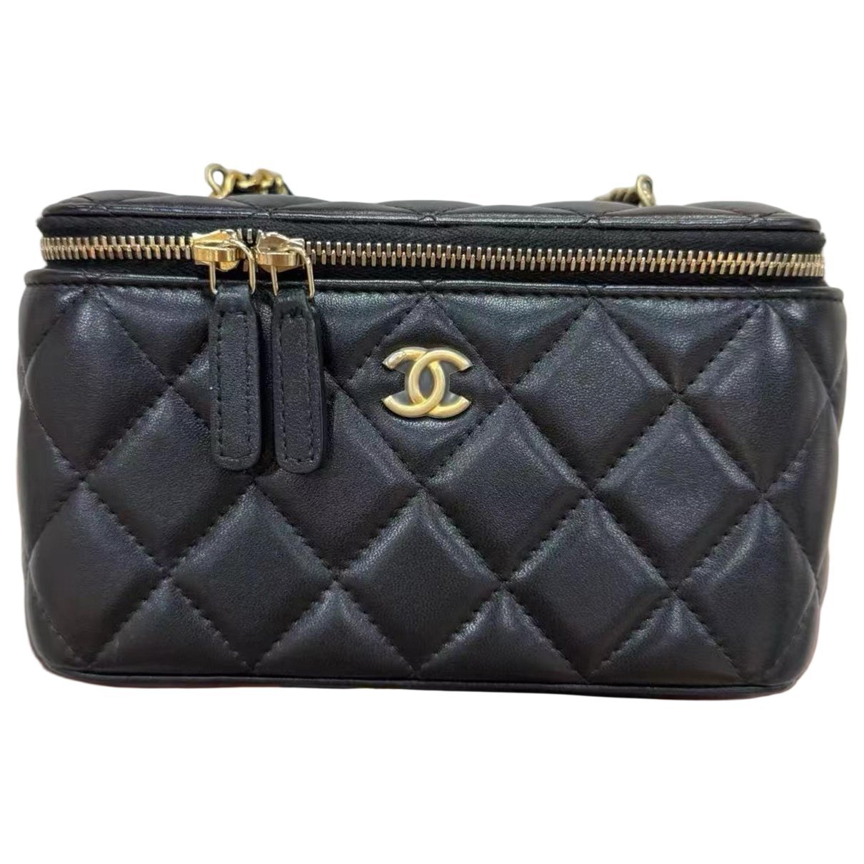 Vanity leather mini bag