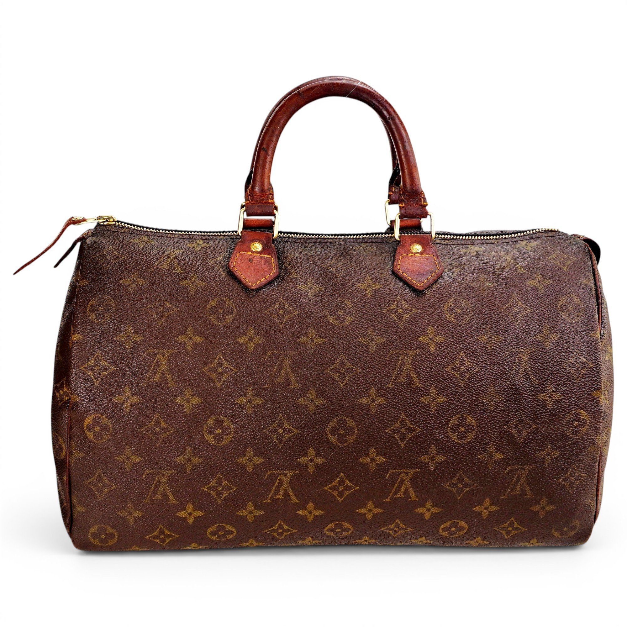 Speedy leather tote