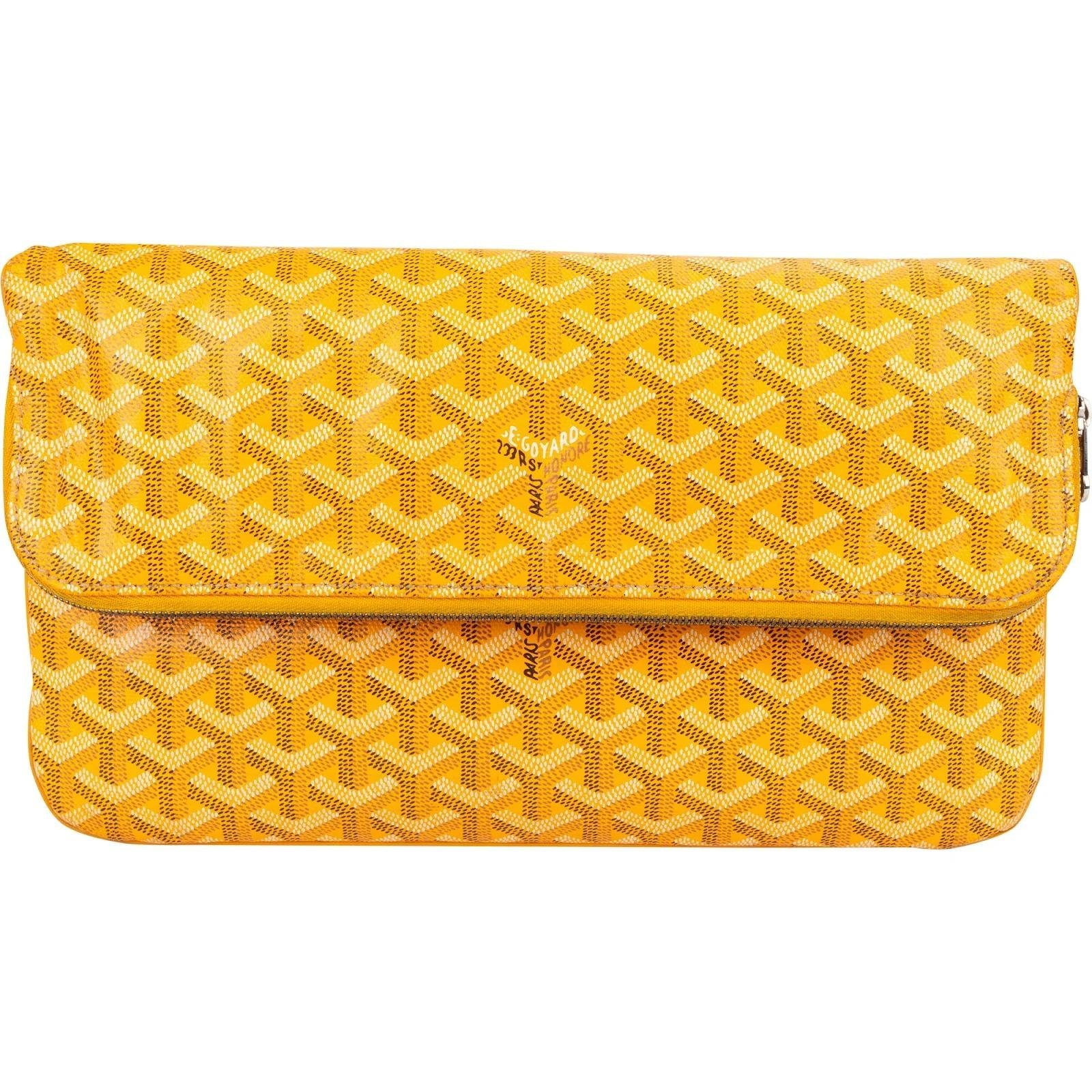 Goyard Sainte-Marie leather clutch bag