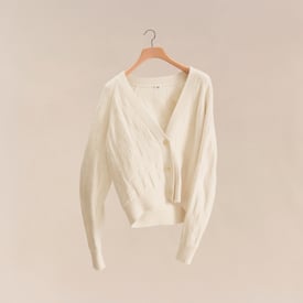 Cardigan manches longues motif « H »