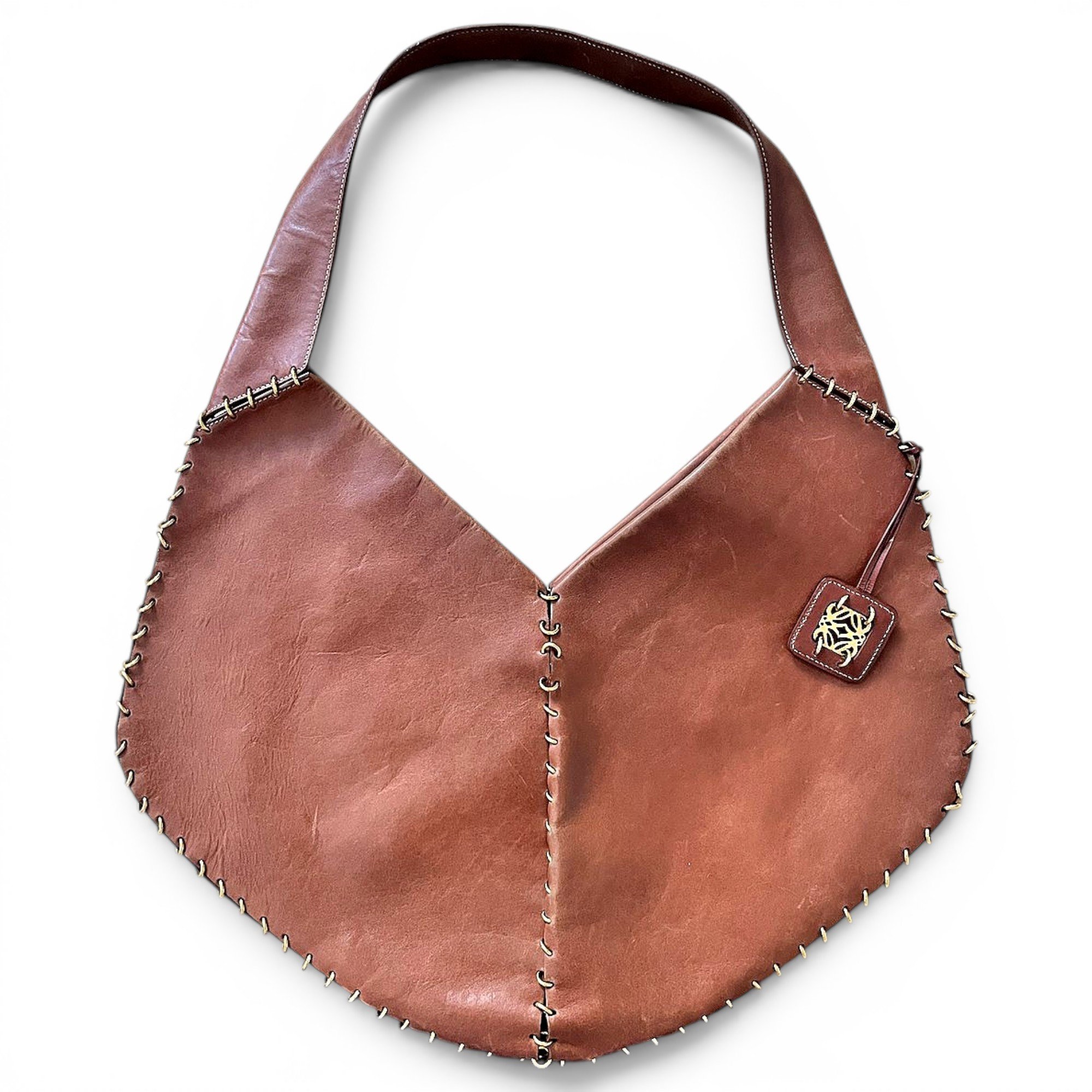 Leather handbag