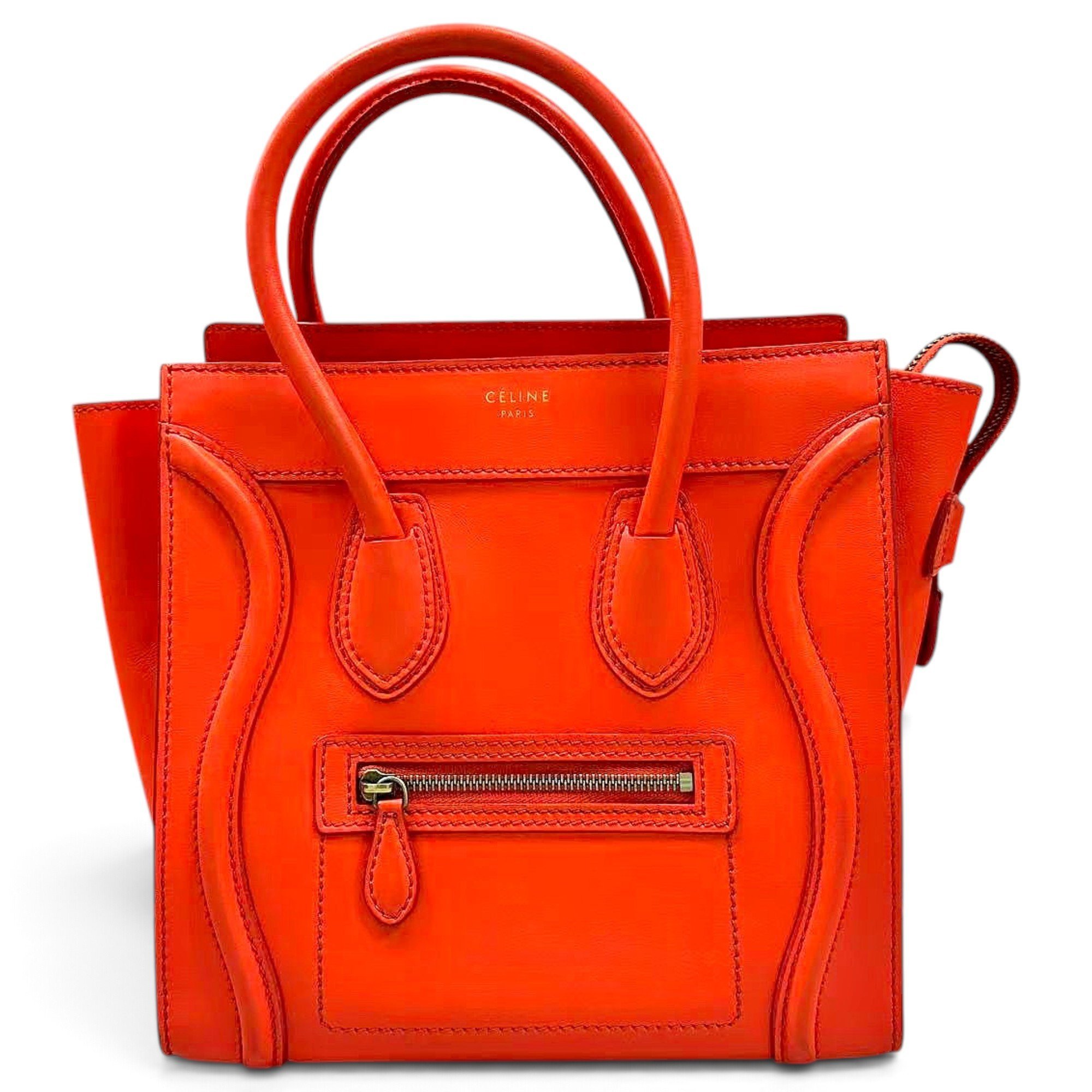 Luggage leather handbag