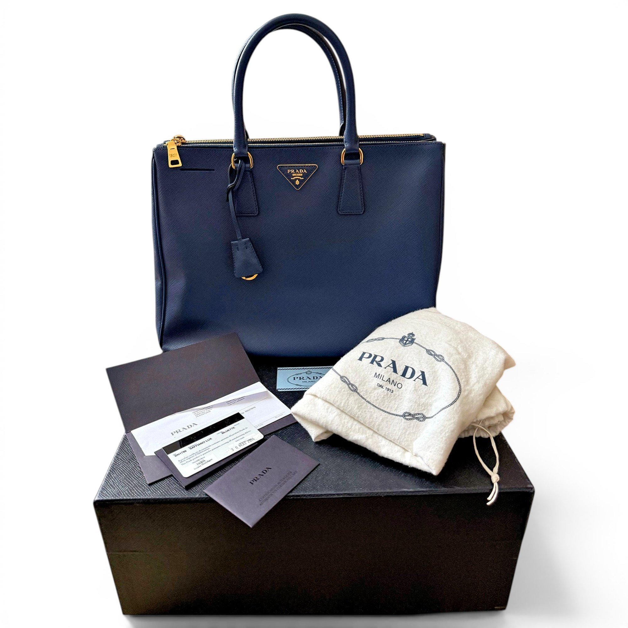 Galleria leather tote