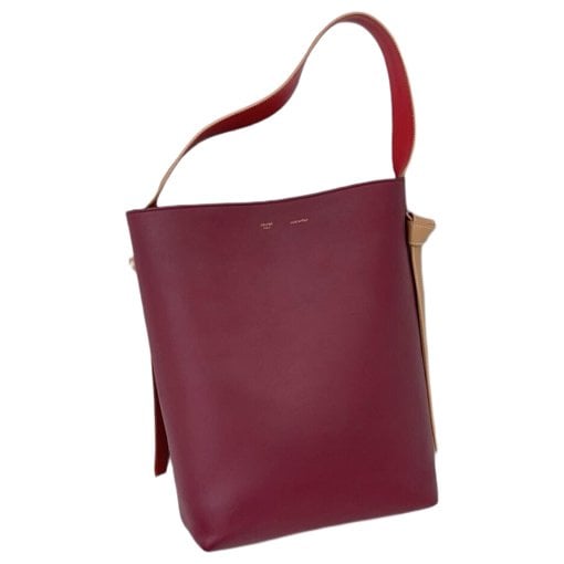 Twisted leather tote