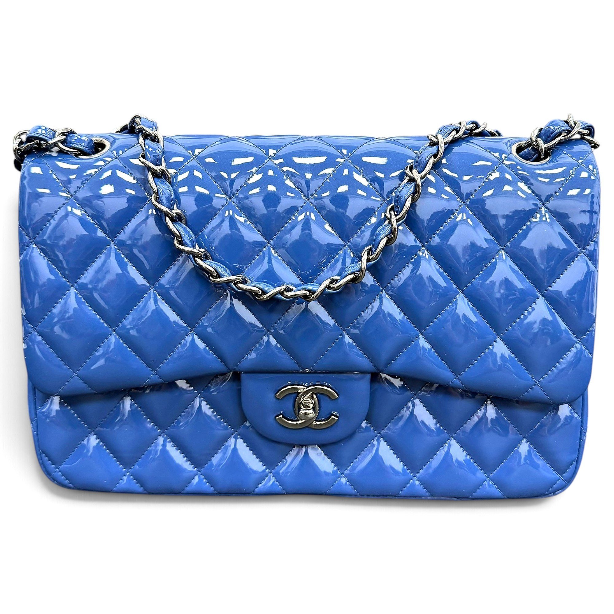Timeless/Classique patent leather handbag
