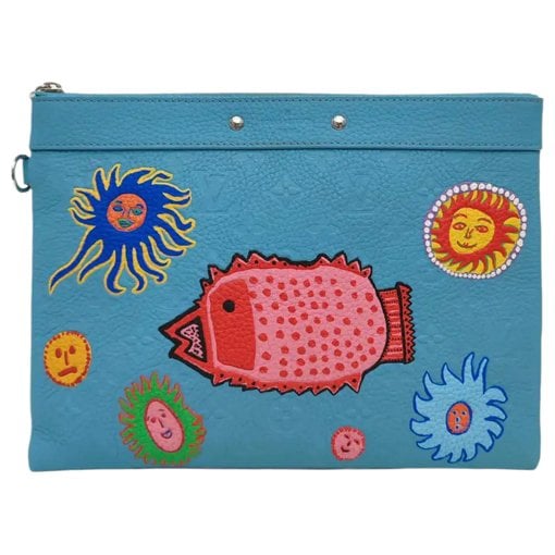 Leather handbag