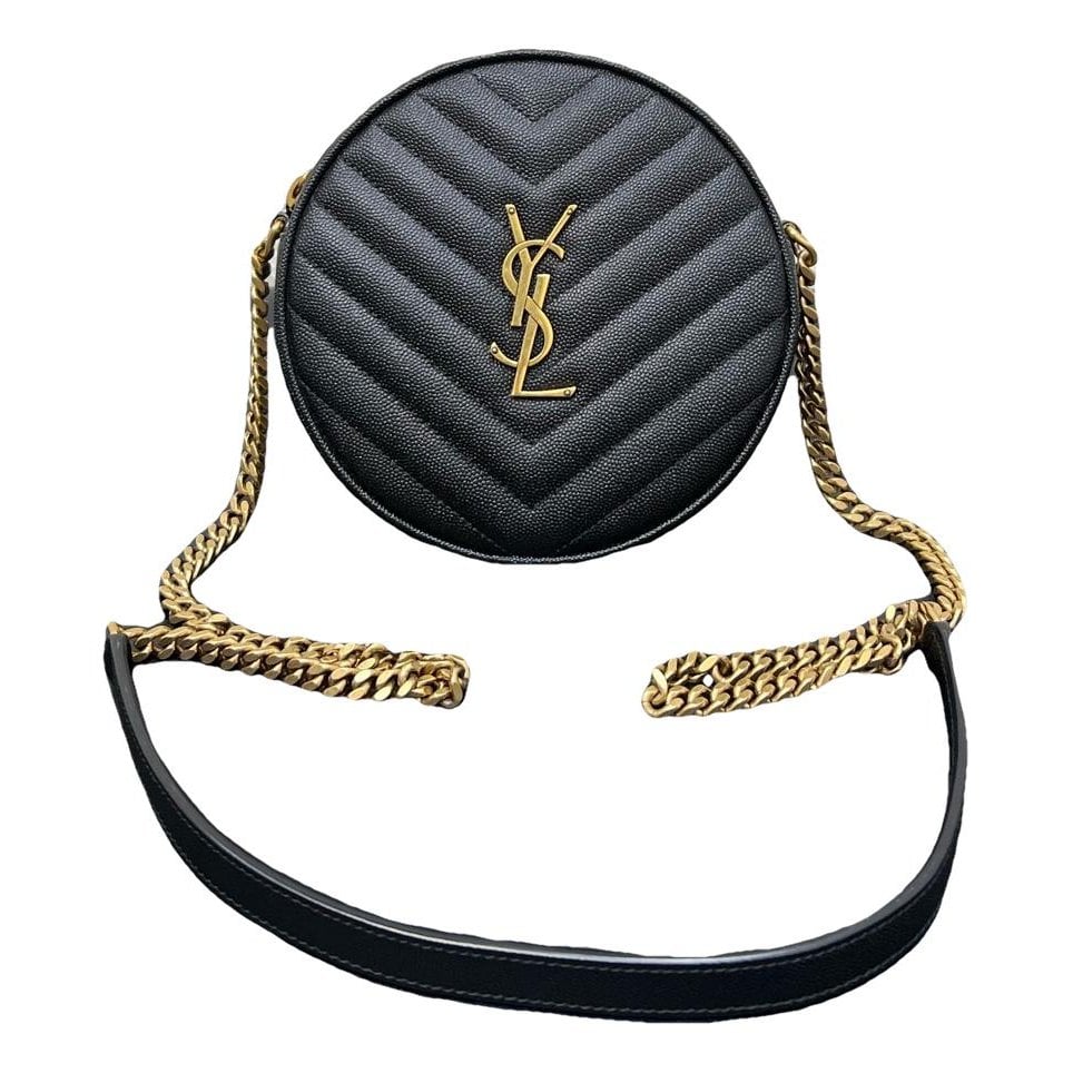 Saint Laurent Vinyle leather handbag