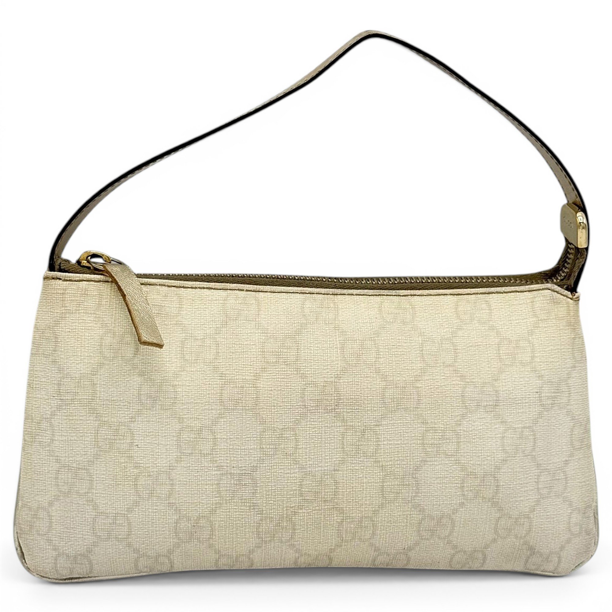 Leather clutch bag