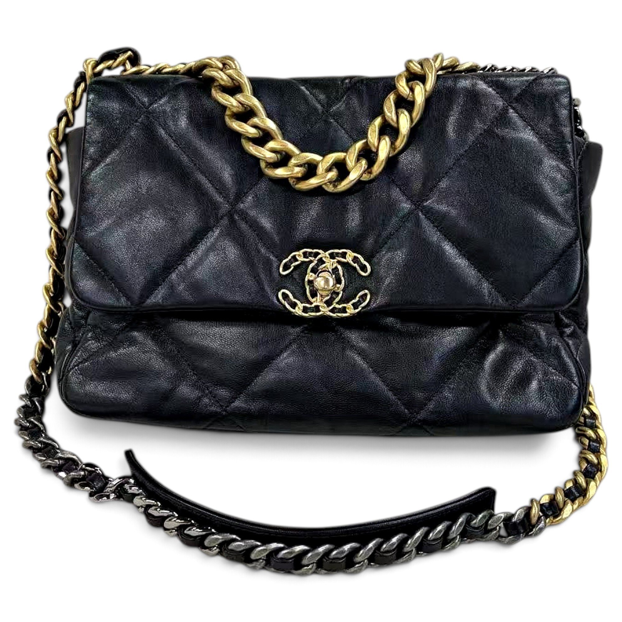 Chanel 19 leather handbag