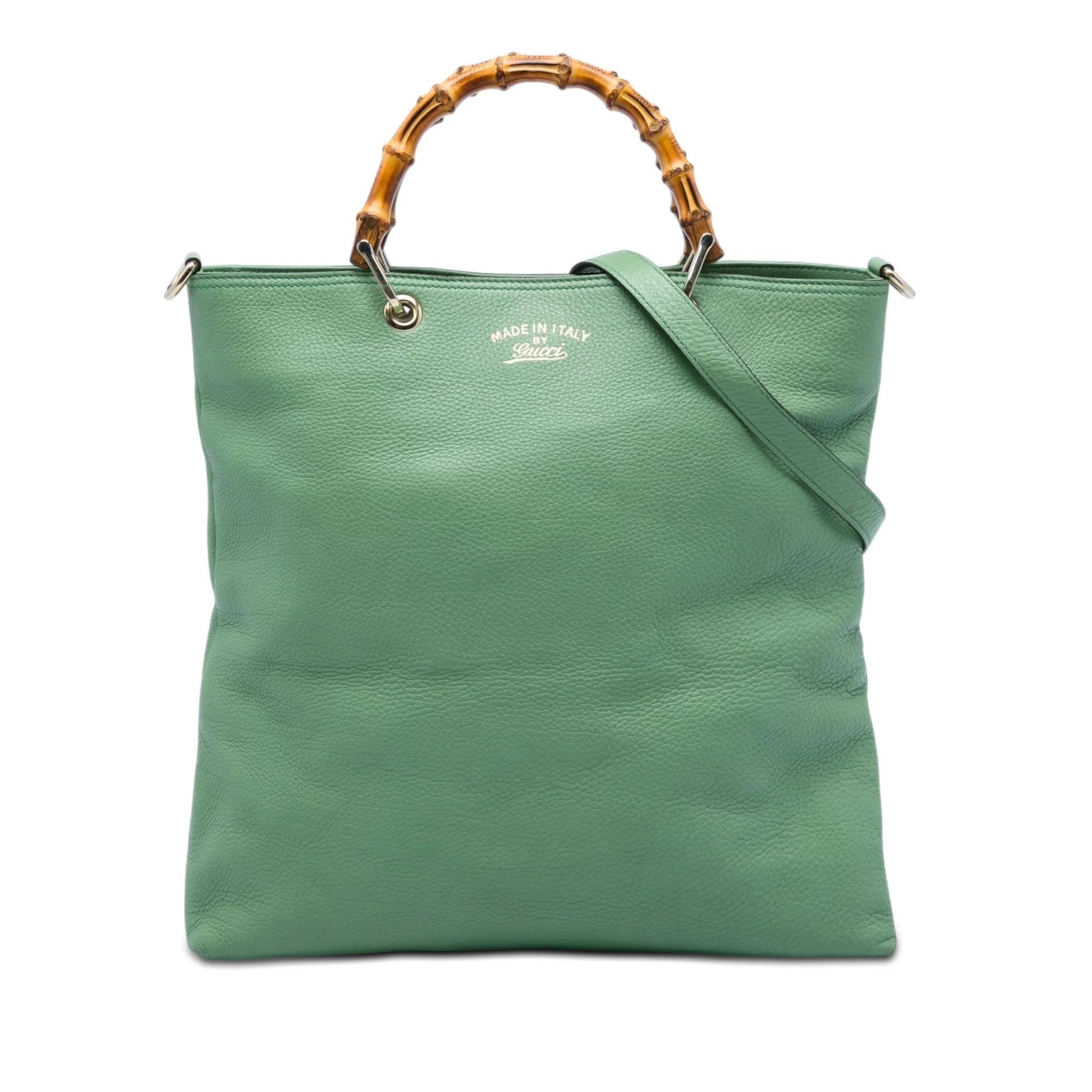 Bamboo leather satchel