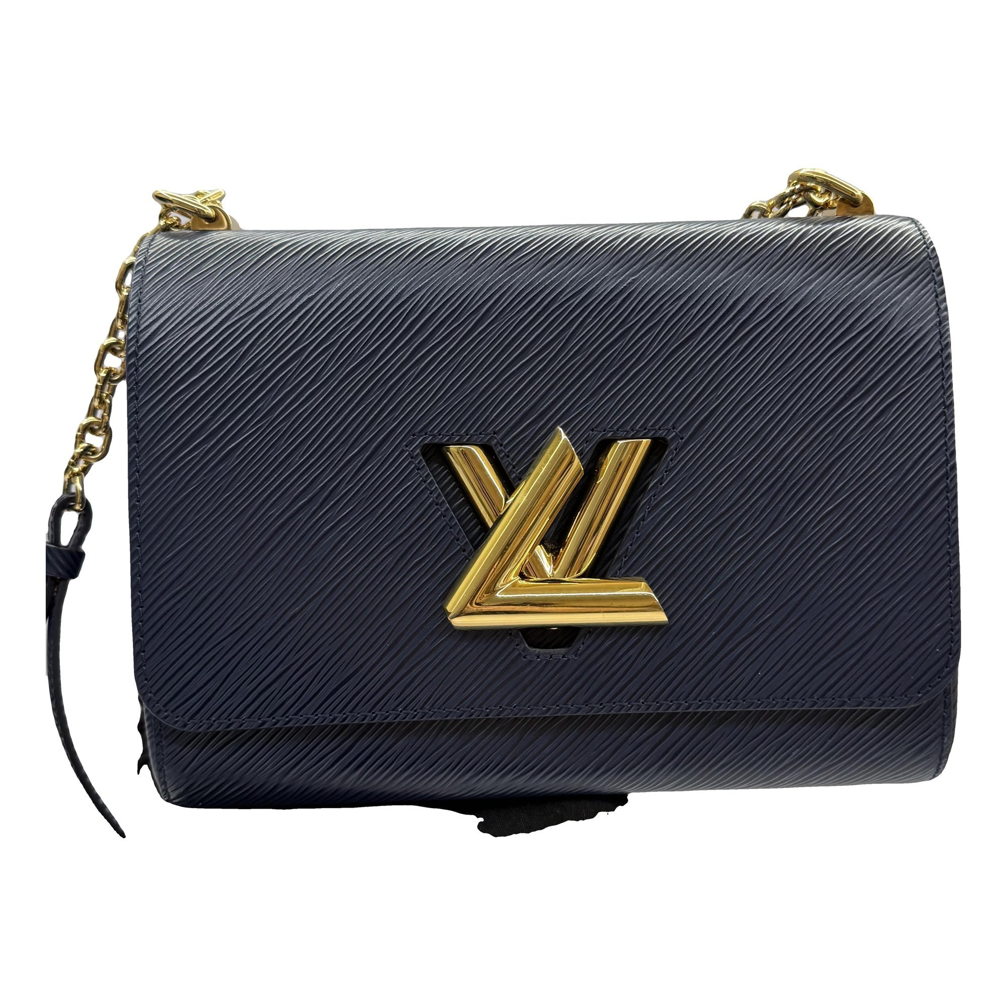 Twist leather handbag