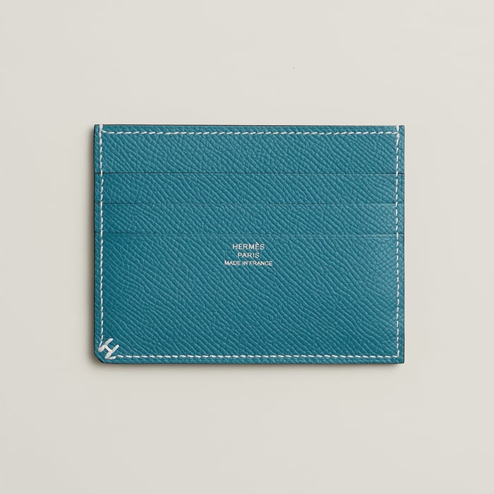 New Bleu Jean H Sellier Card Holder