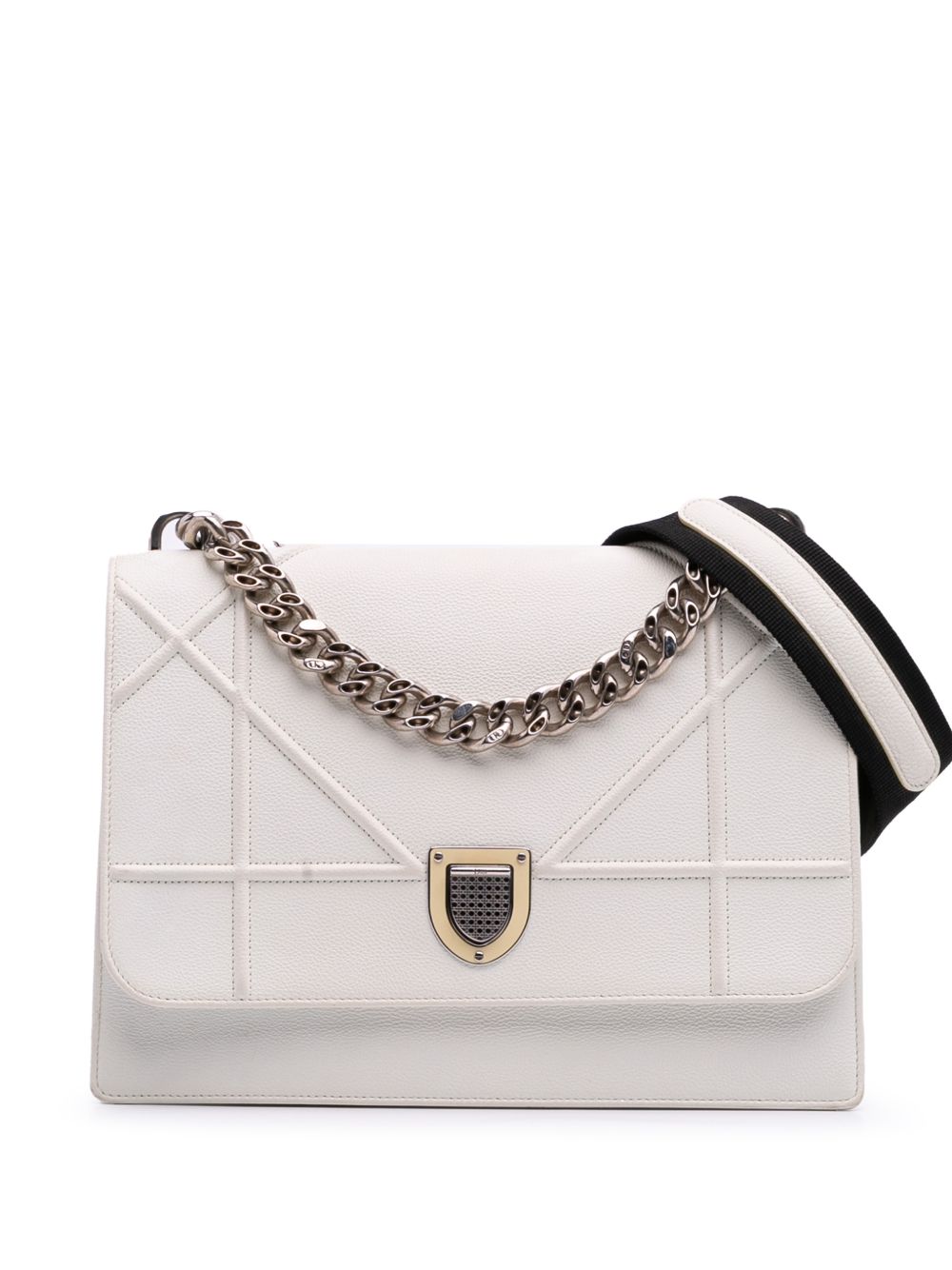 Dior 2016 Large Grained Calfskin Diorama satchel