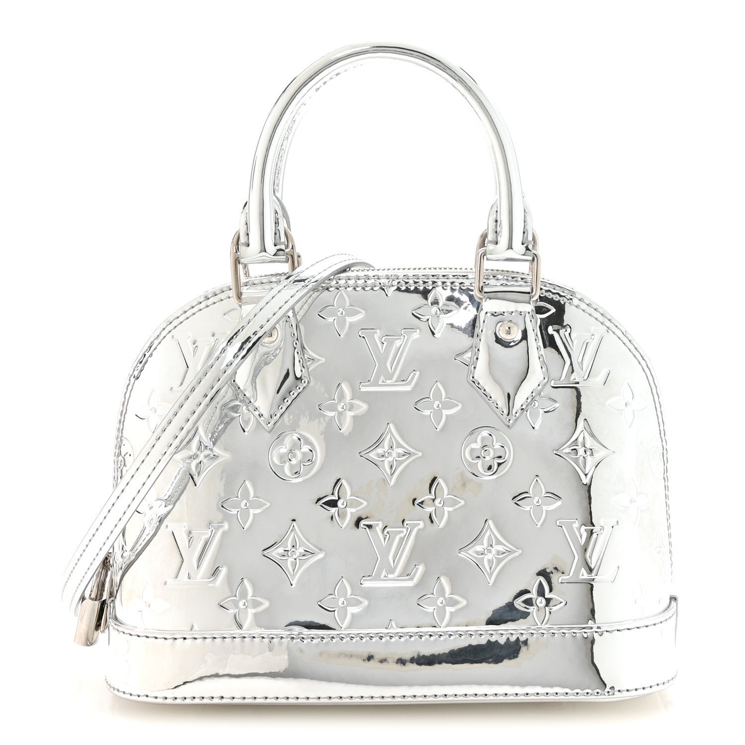 Louis Vuitton Louis Vuitton Monogram Miroir Alma BB Silver