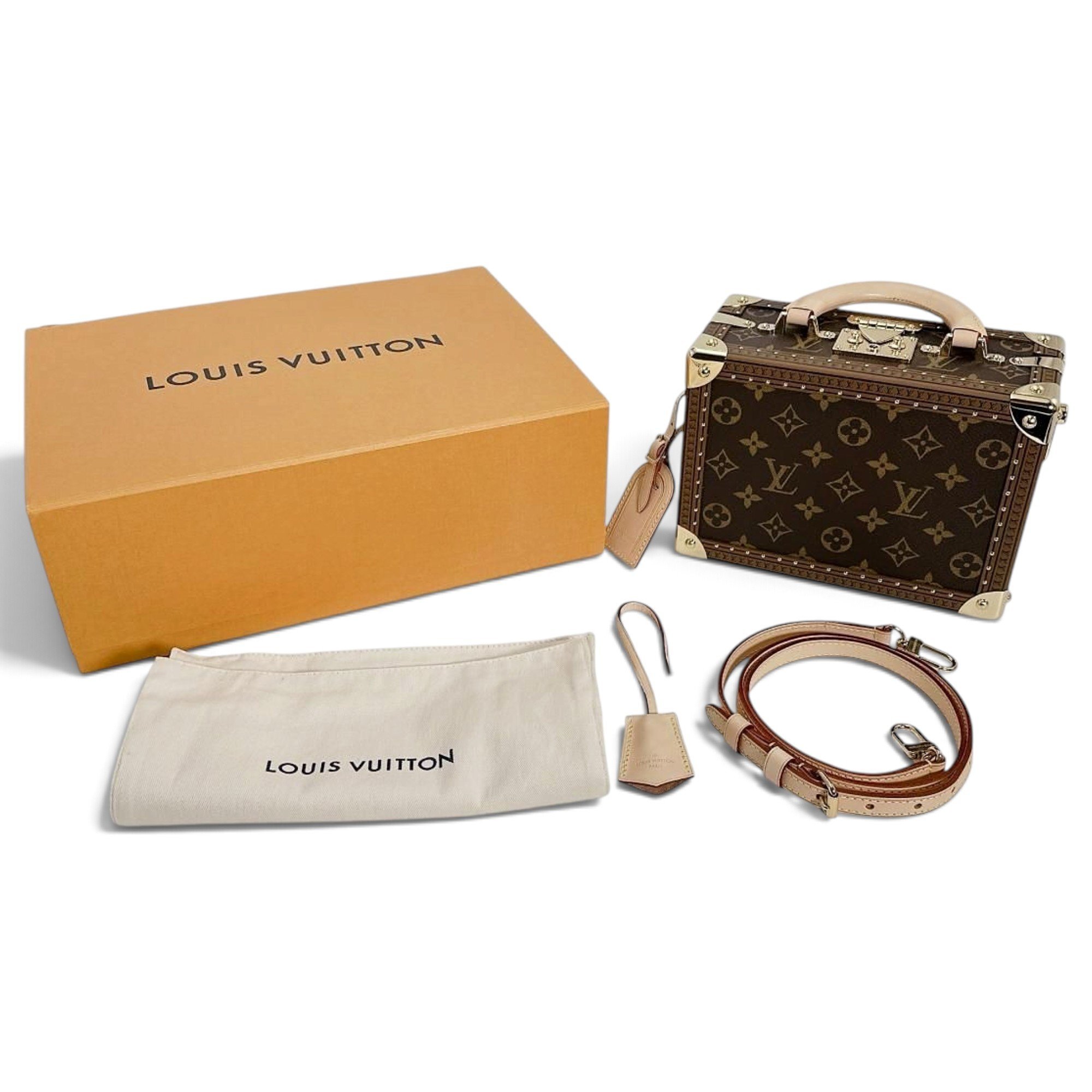 Petite Malle cloth handbag