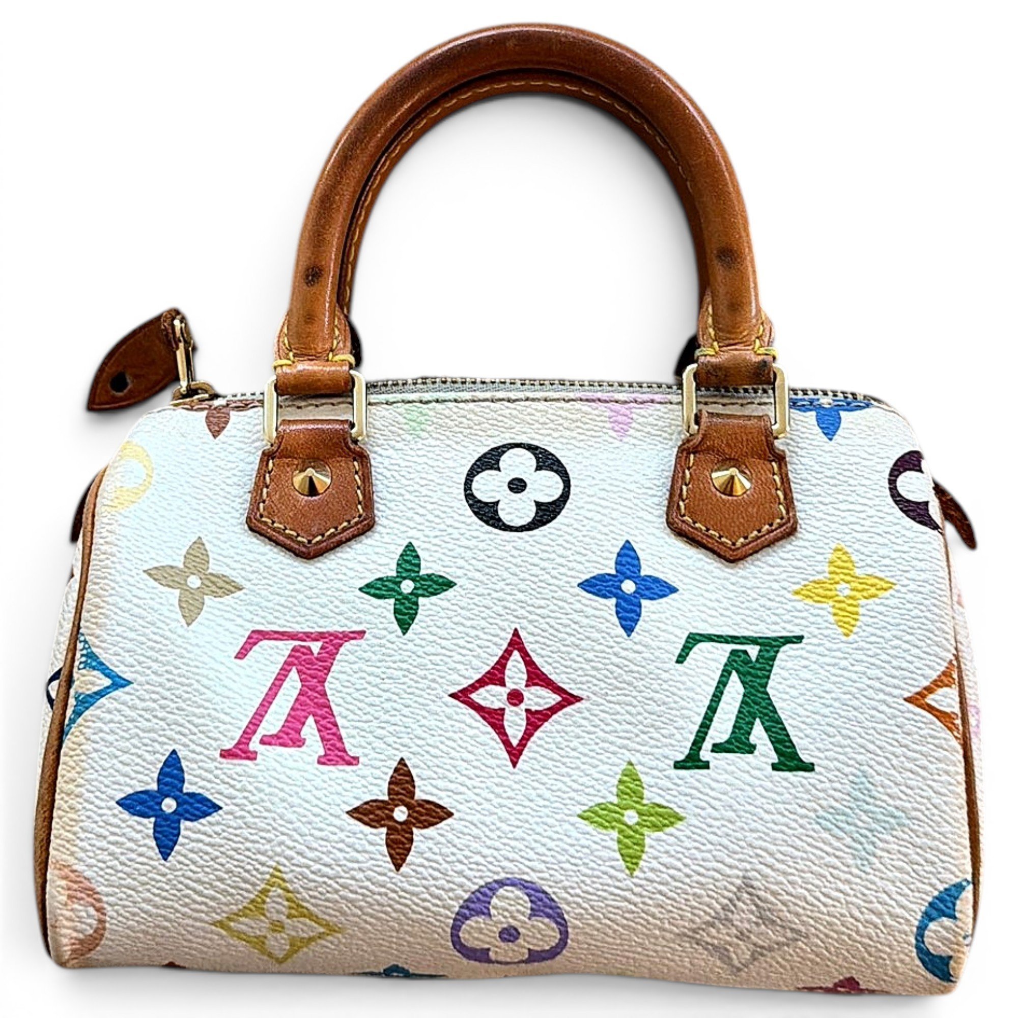 Louis Vuitton Nano Speedy / Mini HL cloth handbag