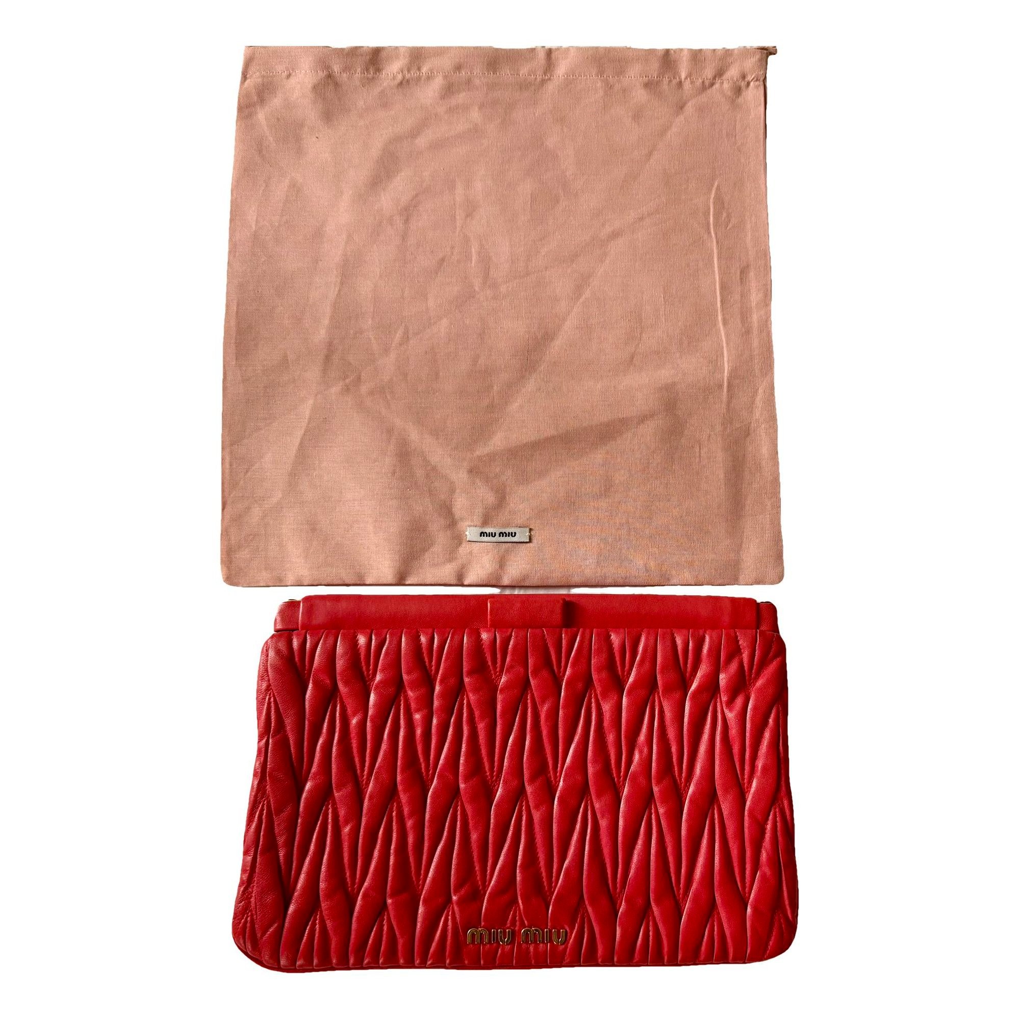 Miu Miu Leather clutch bag