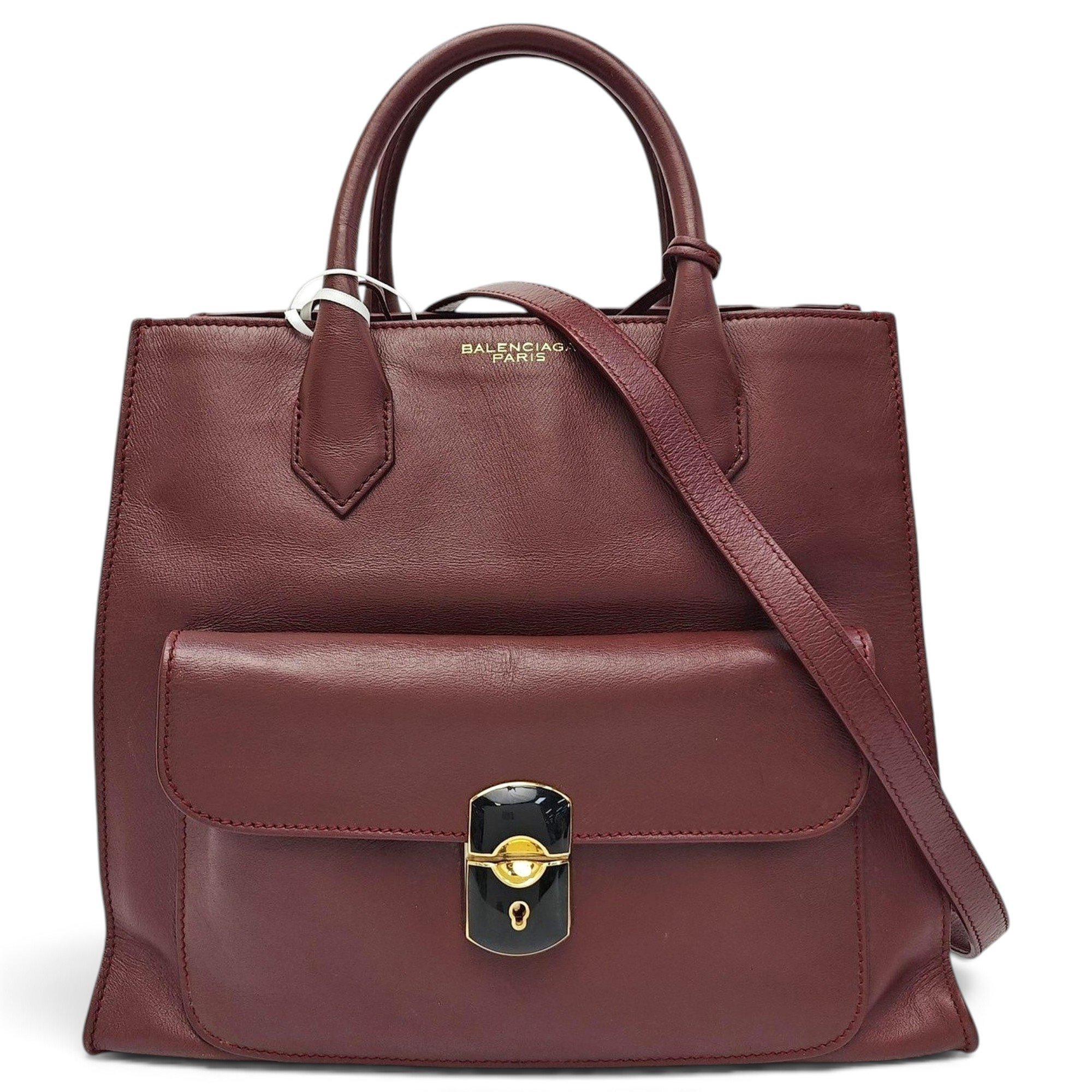 Leather handbag