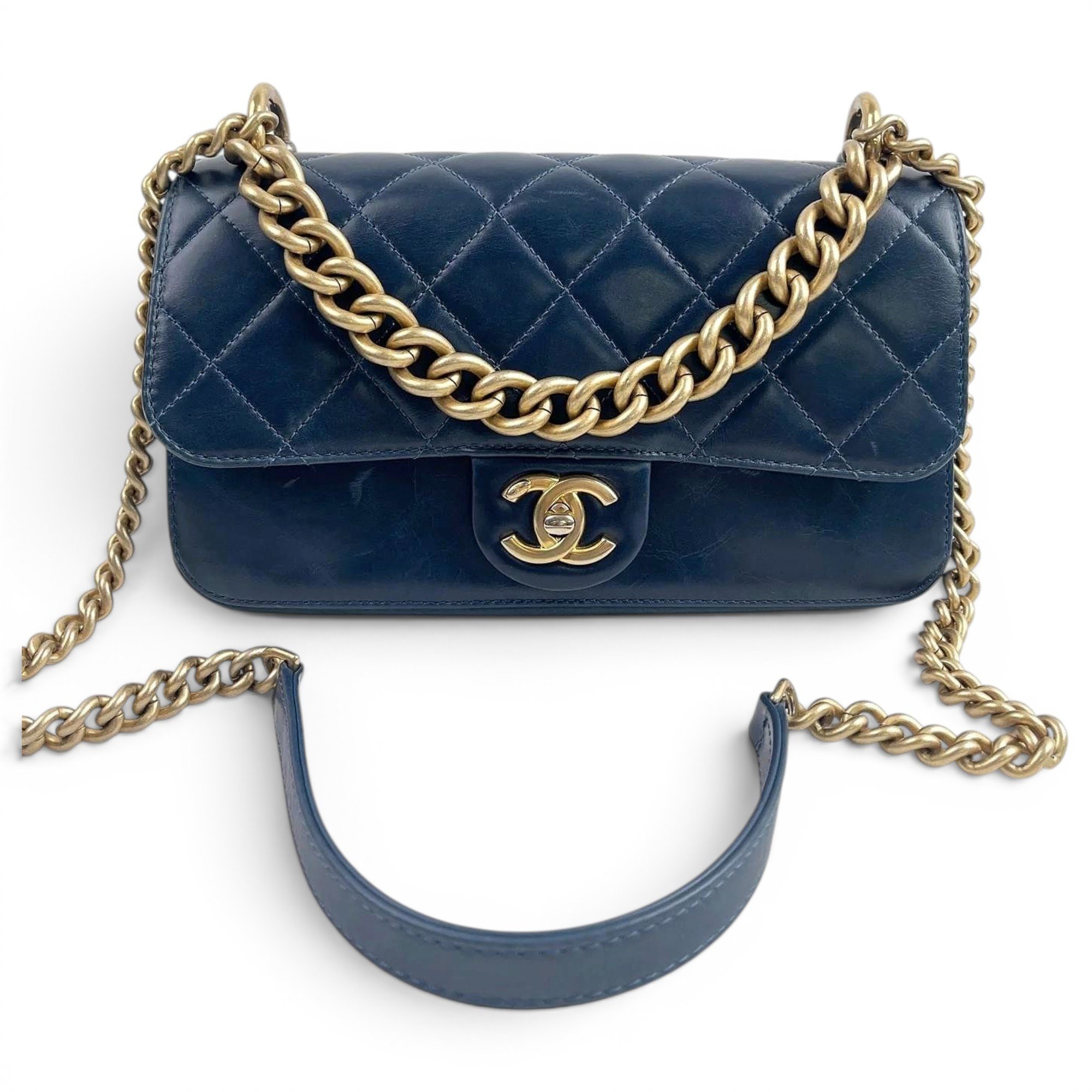 Leather handbag