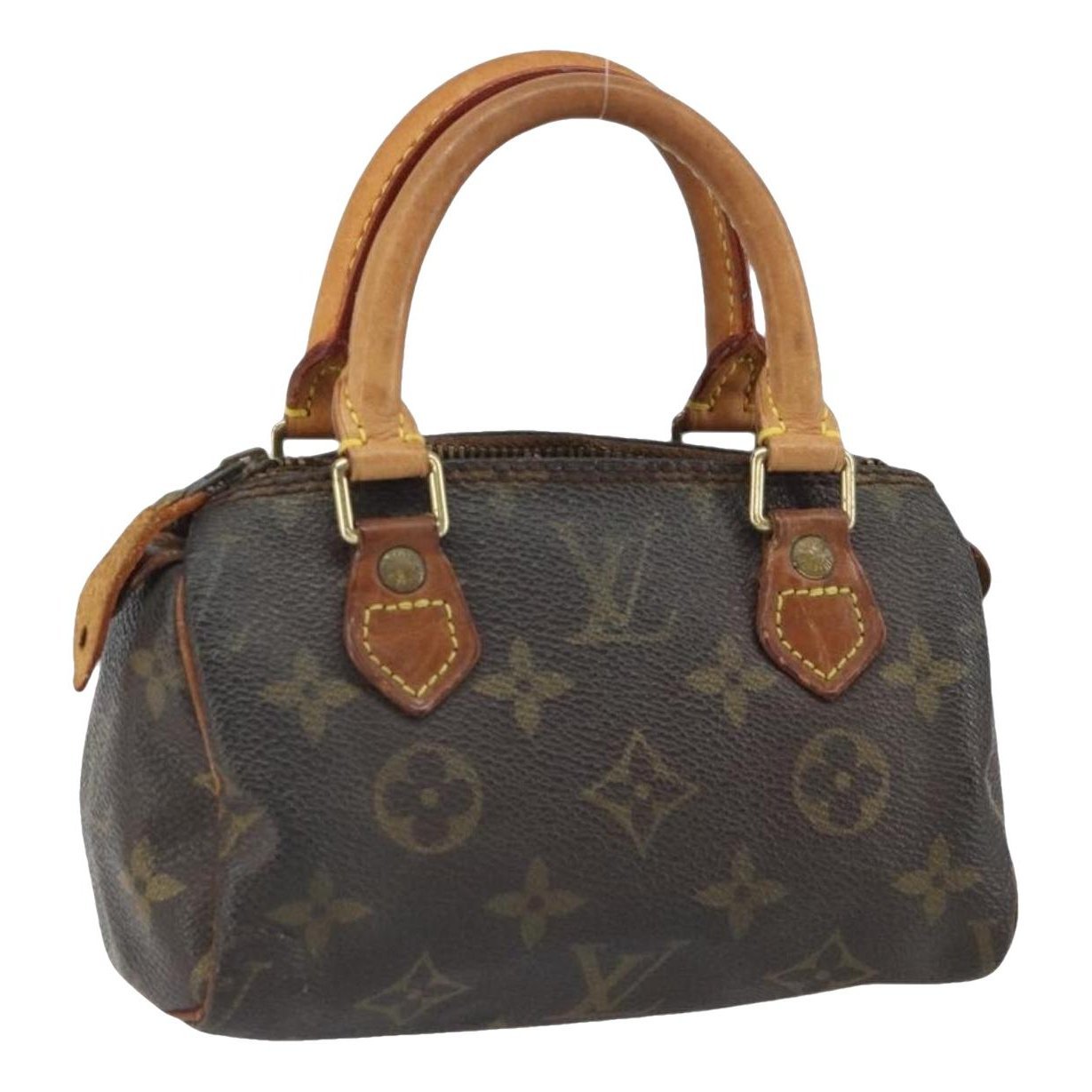 Louis Vuitton Nano Speedy / Mini HL leather handbag