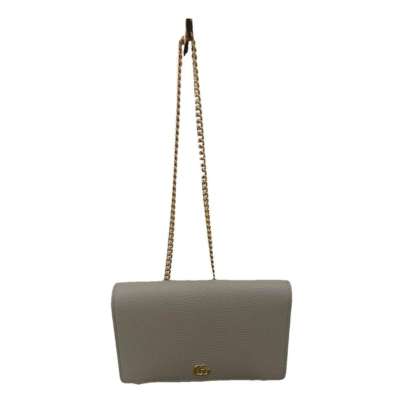 GG Marmont Chain Flap Wallet leather crossbody bag