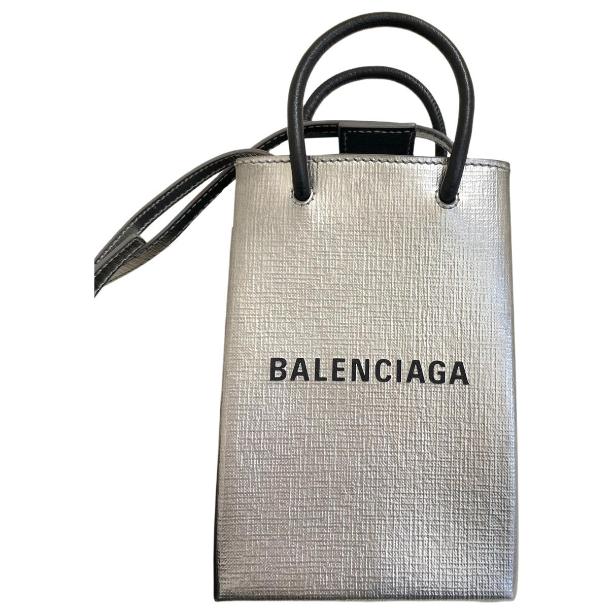 Shopping Phone Holder leather handbag