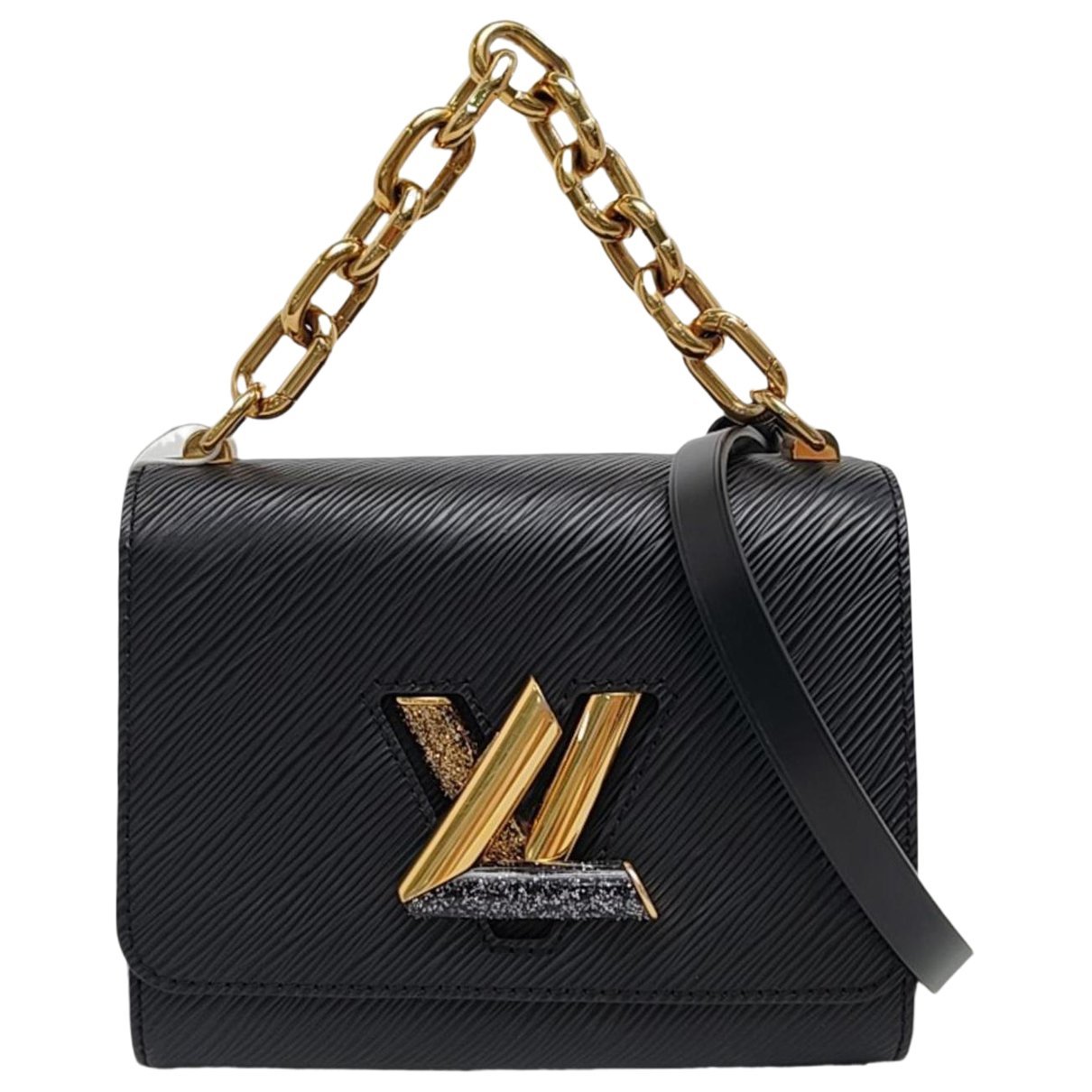 Twist leather crossbody bag