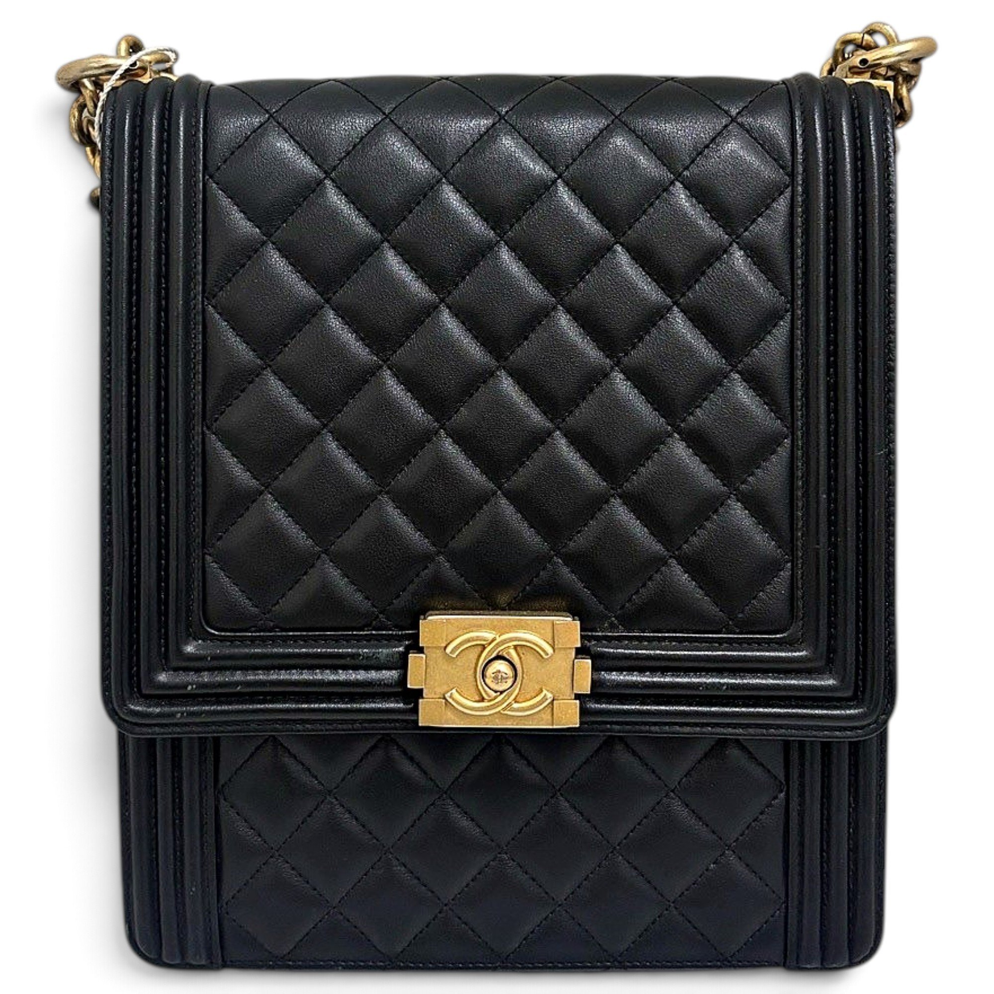 North South Boy leather handbag