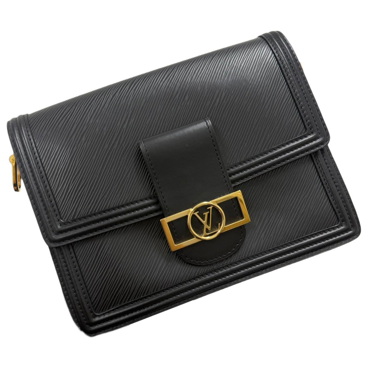 Dauphine leather handbag