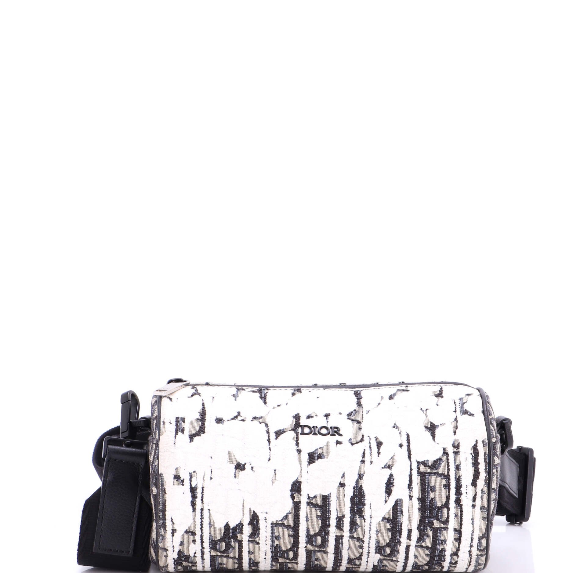 Dior x Raymond Pettibon Roller Messenger Bag Printed Oblique Canvas