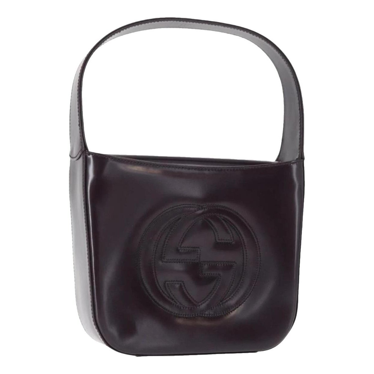 Patent leather handbag