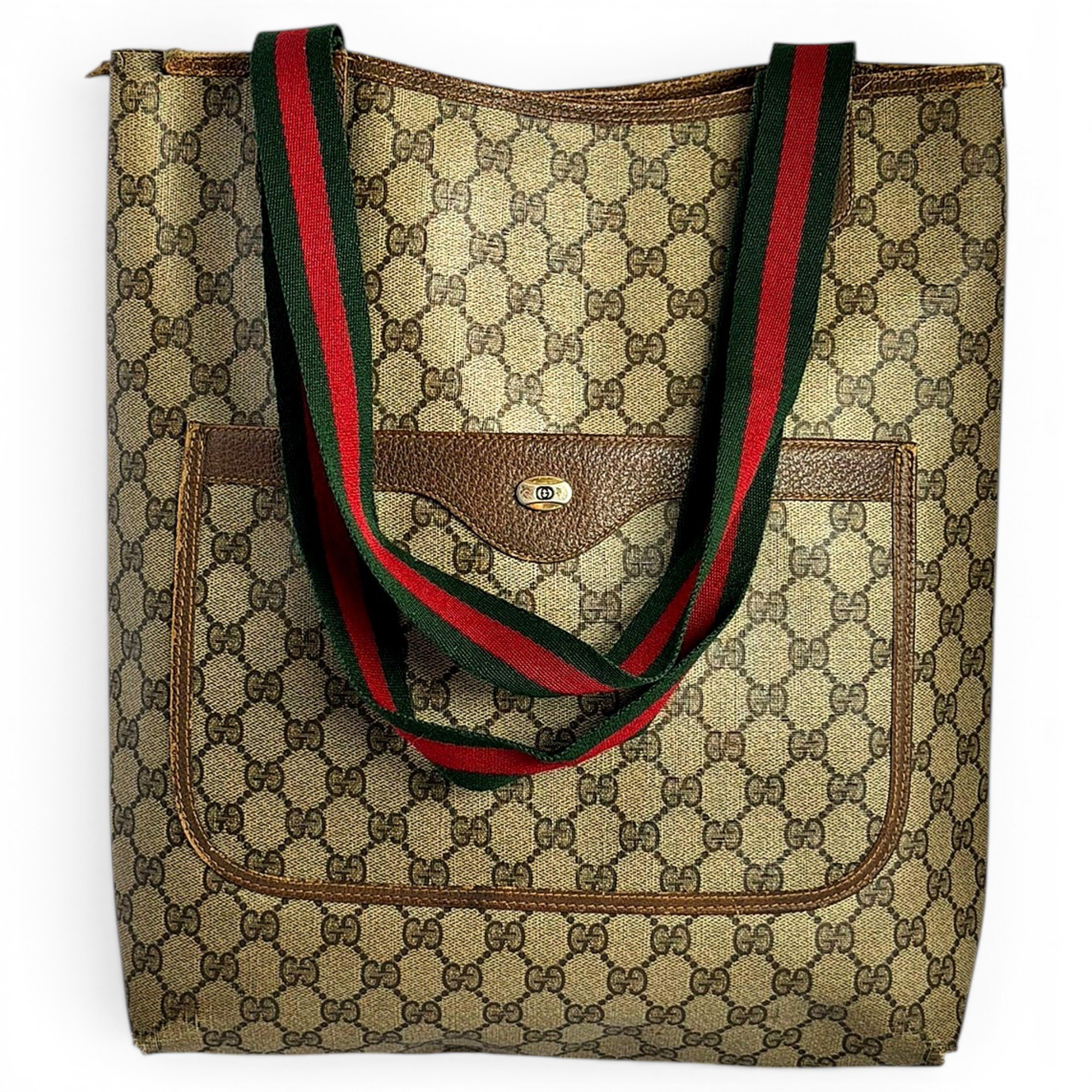 Leather tote