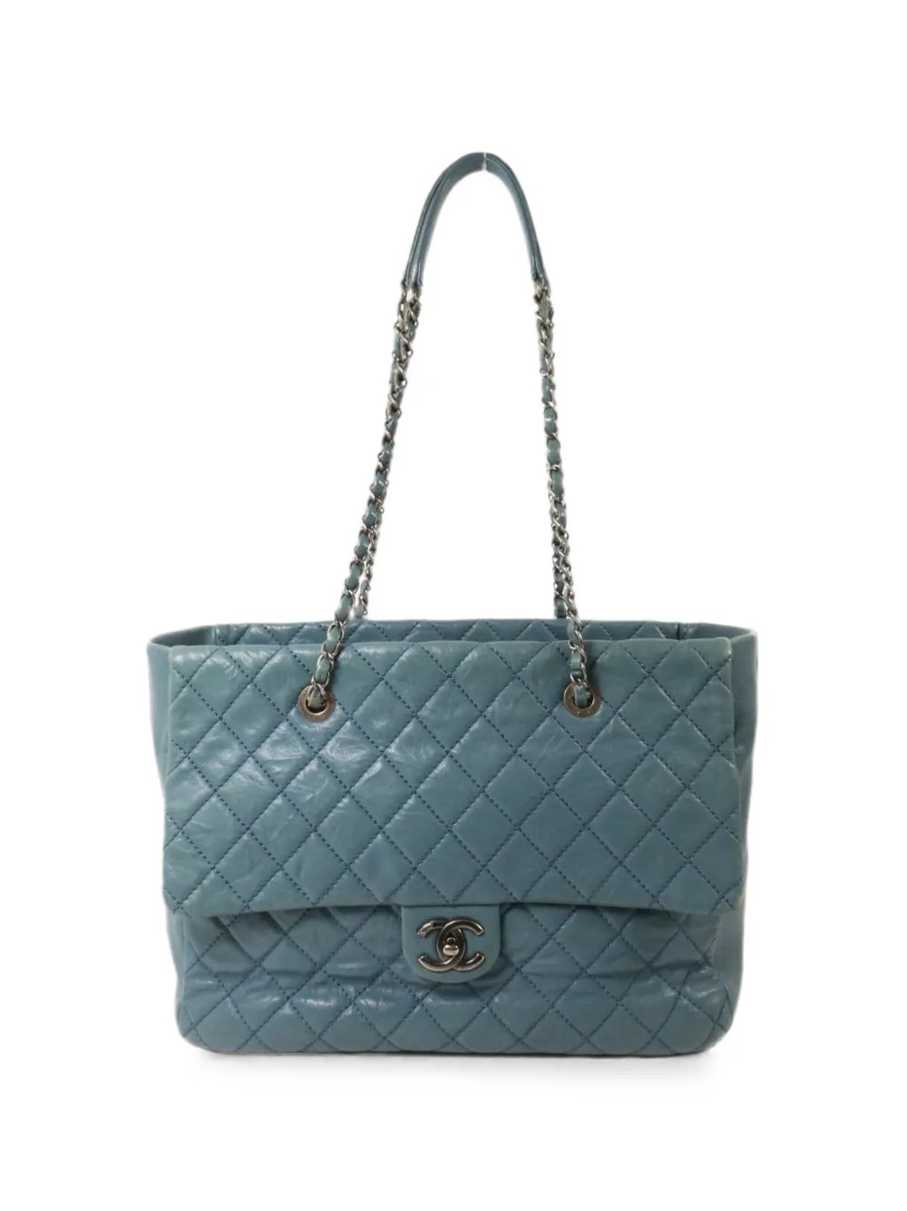 CC turn-lock shoulder bag