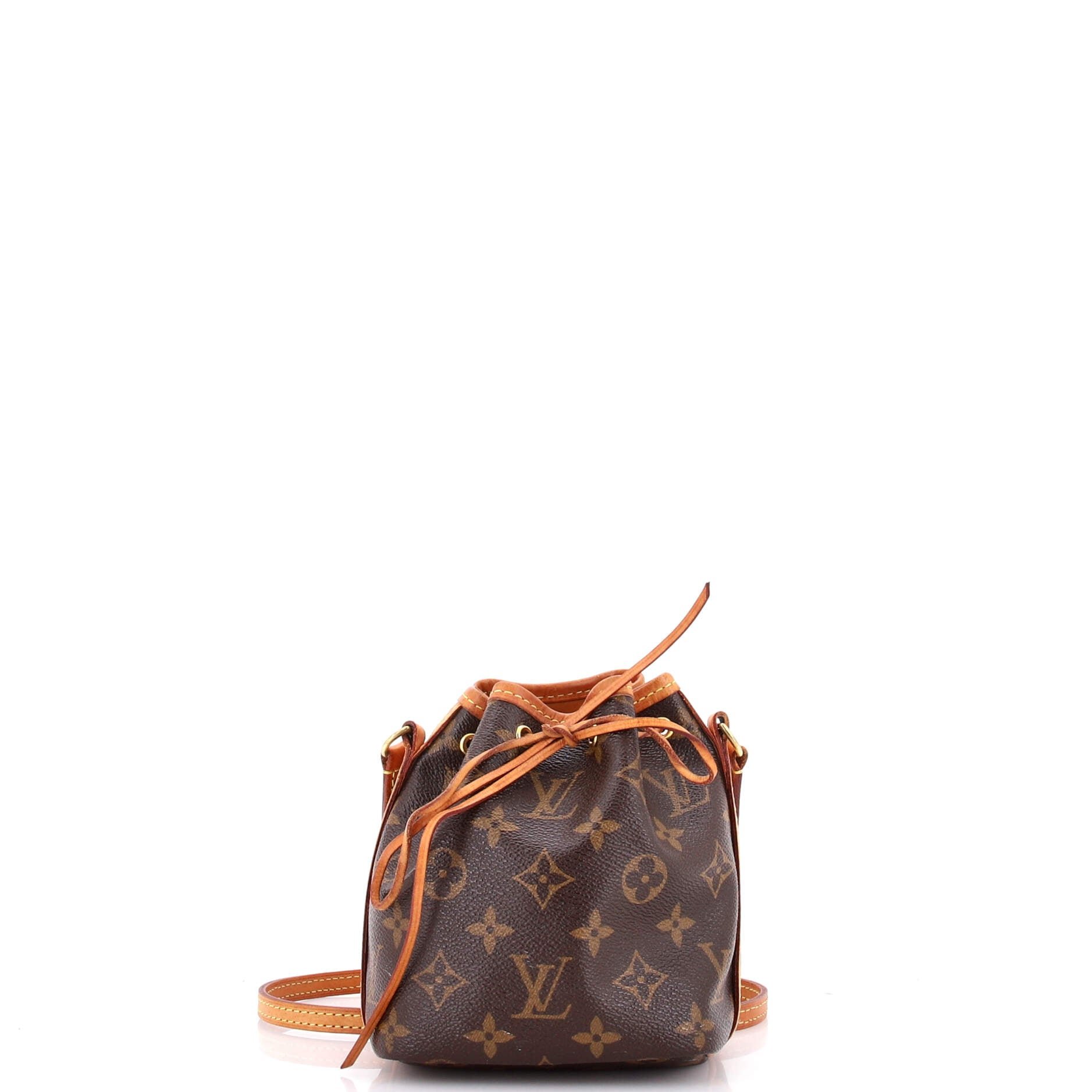 Noe Handbag Monogram Canvas Nano