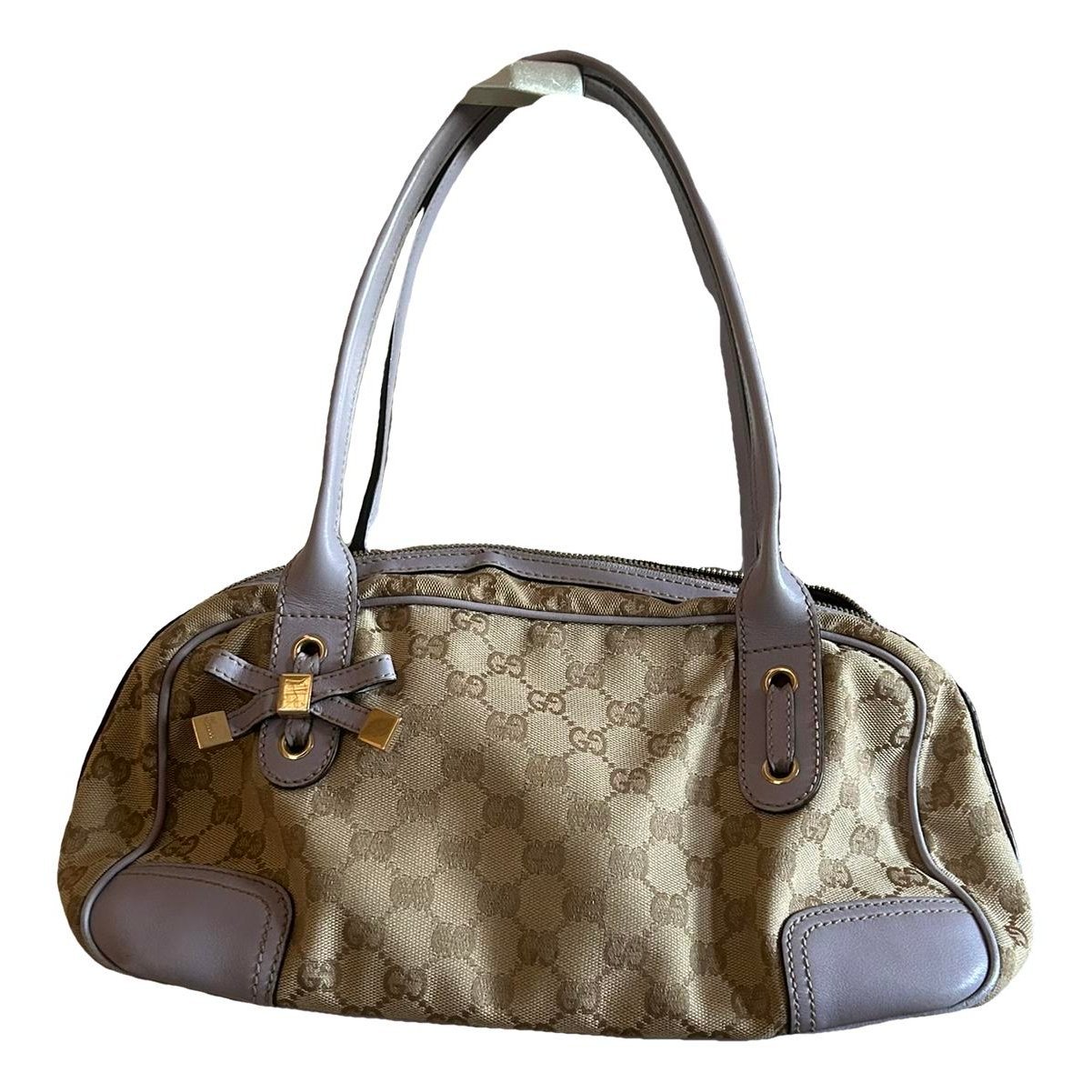 Princy leather bowling bag