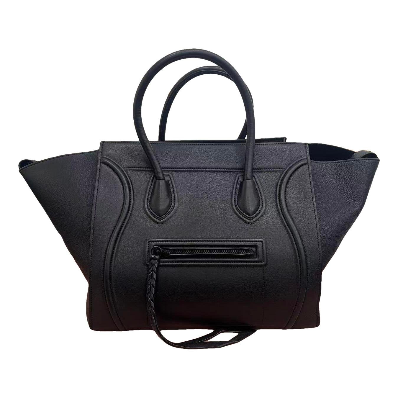 Luggage leather handbag