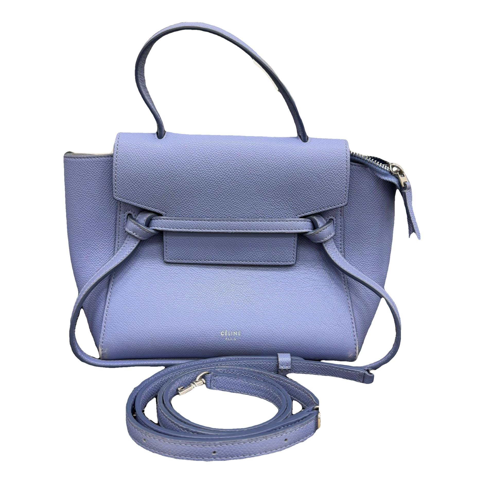 Belt leather handbag