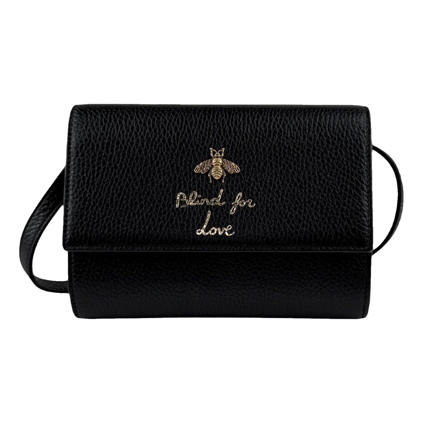 Webby Bee leather crossbody bag