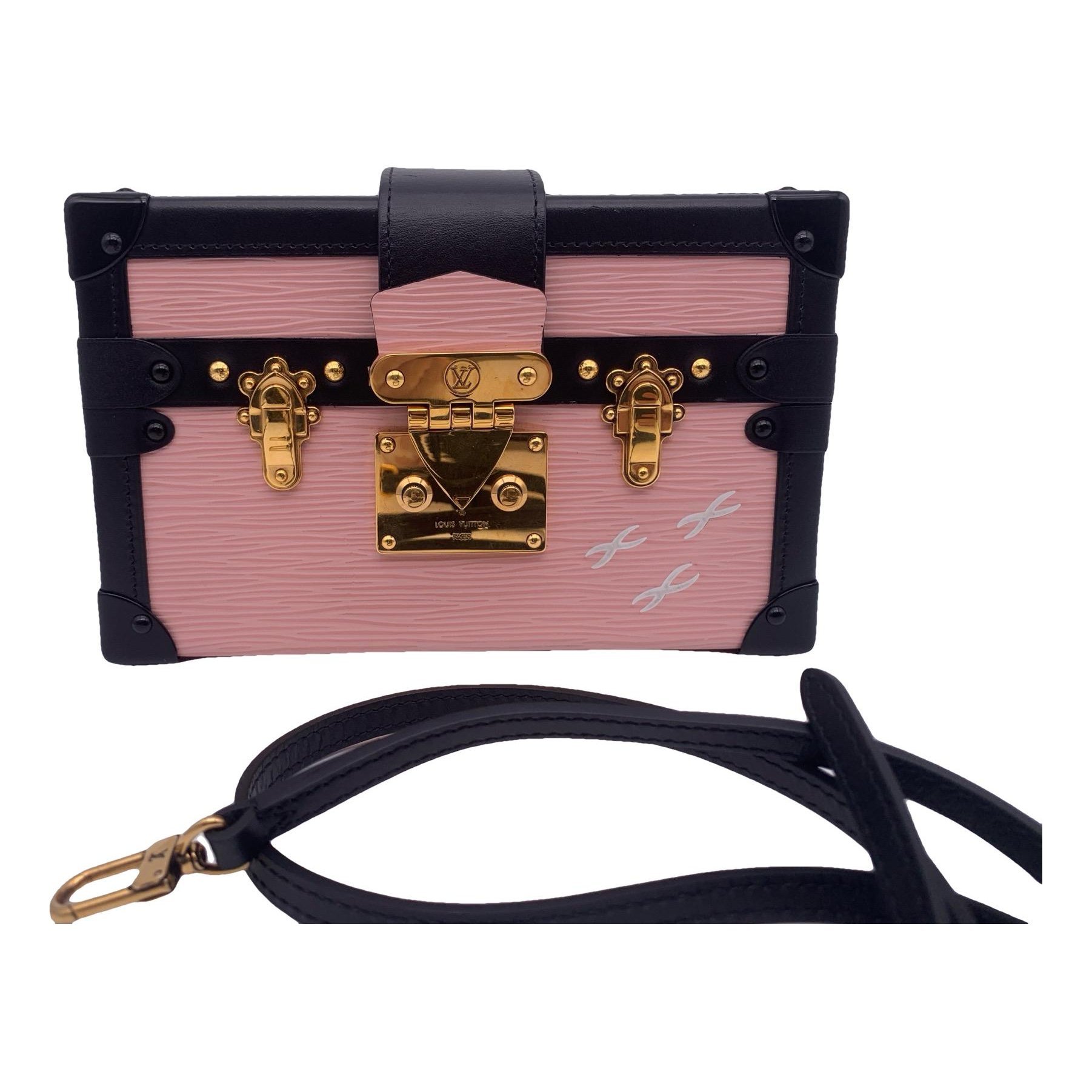 Louis Vuitton Petite Malle leather crossbody bag