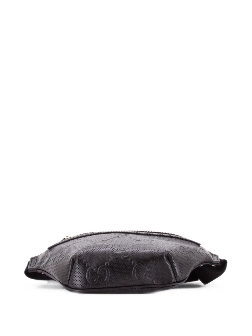 GG Embossed Perforated Leather Small belt bag
