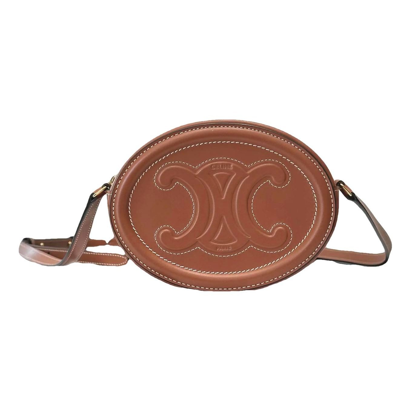 Triomphe leather crossbody bag