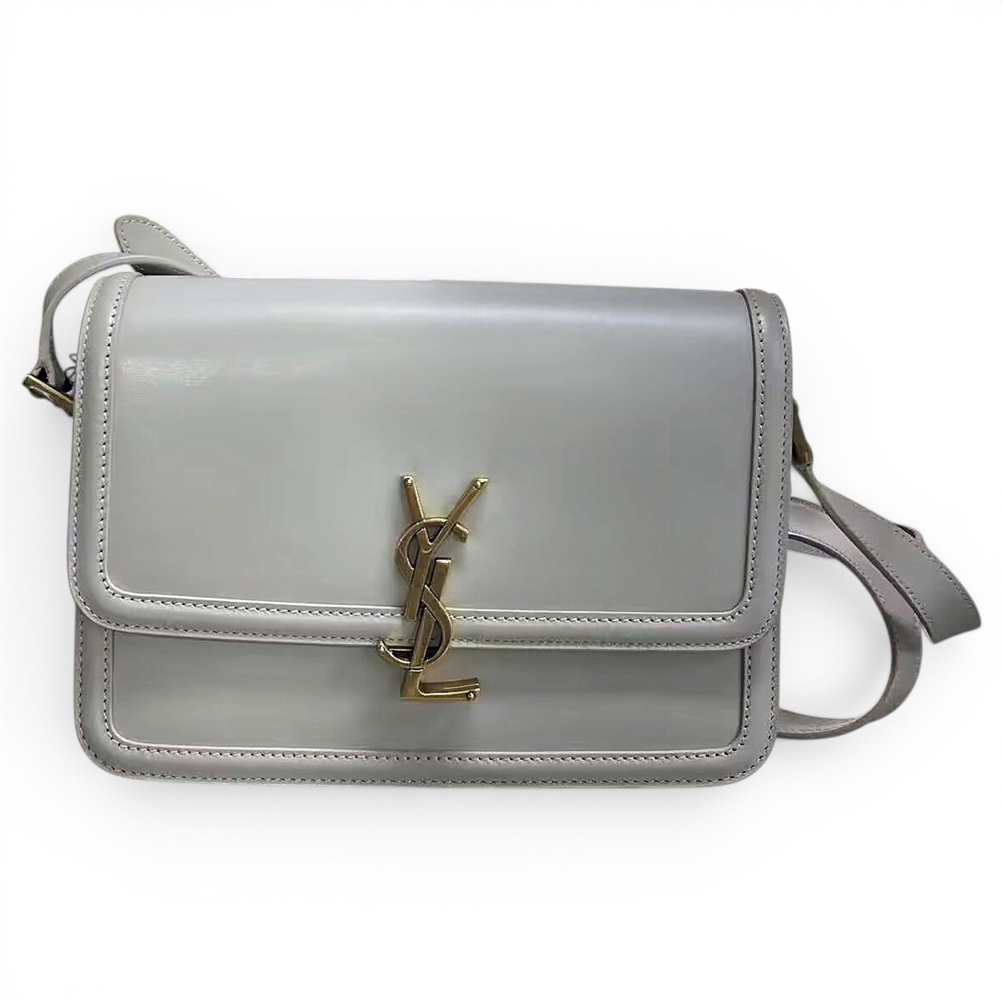 Solférino leather handbag