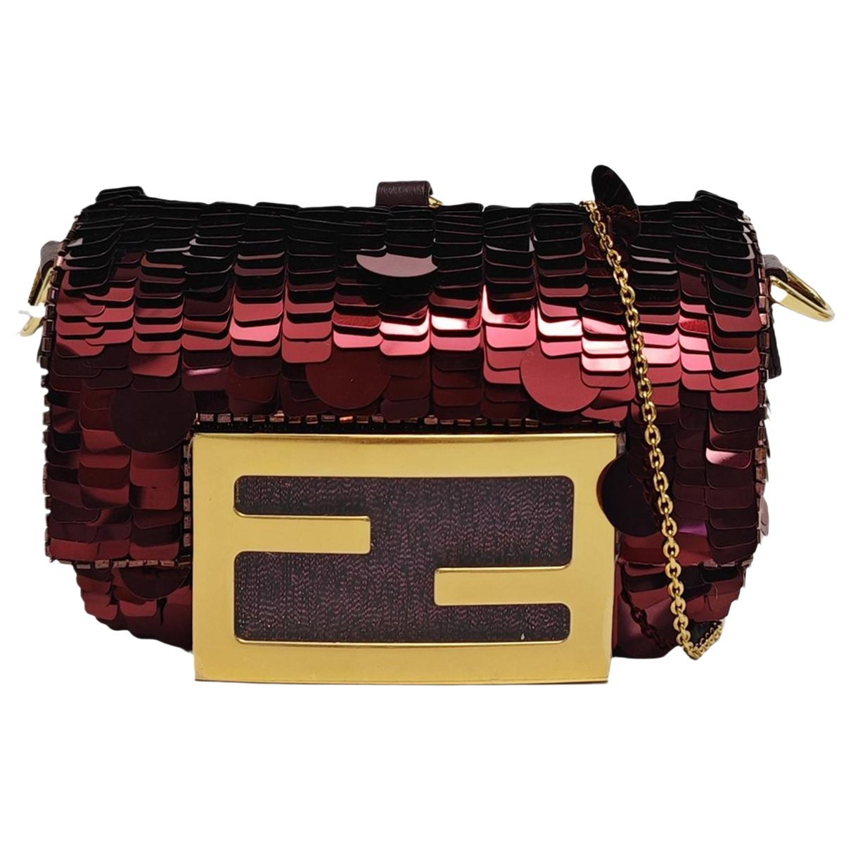 Baguette glitter mini bag