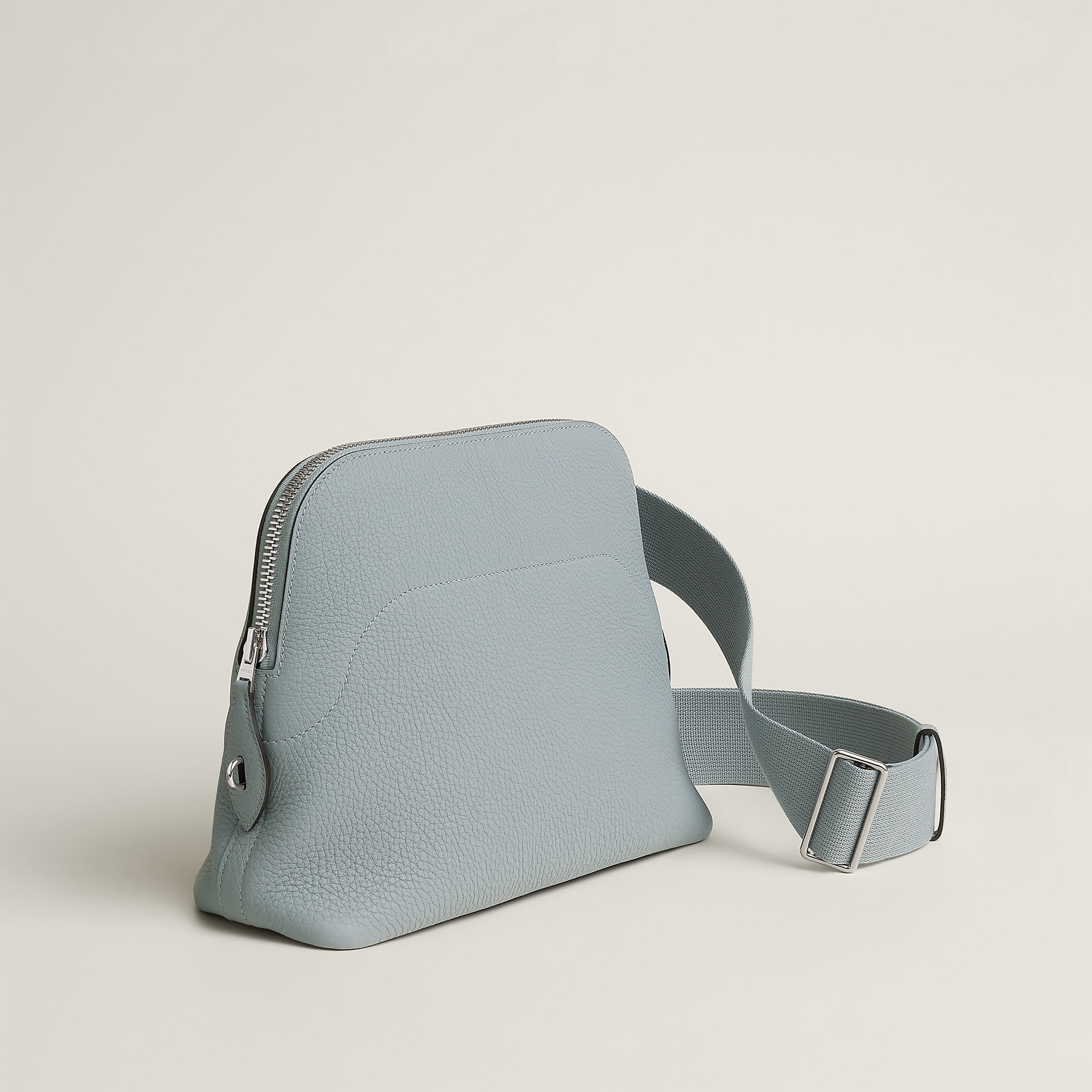 Hermès Bolide calfskin Bleu Glacier